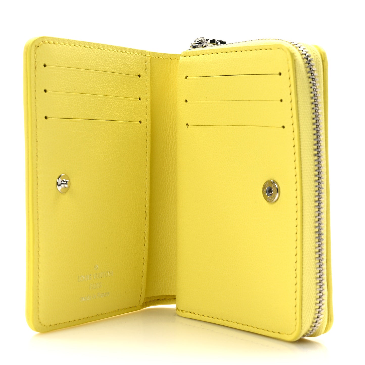 Lambskin Embossed Monogram Lou Coussin Wallet Yellow