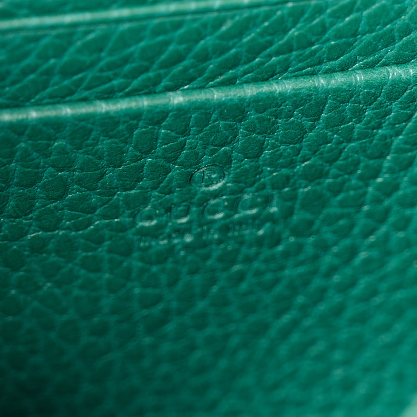 Calfskin Mini Dionysus Chain Wallet Emerald