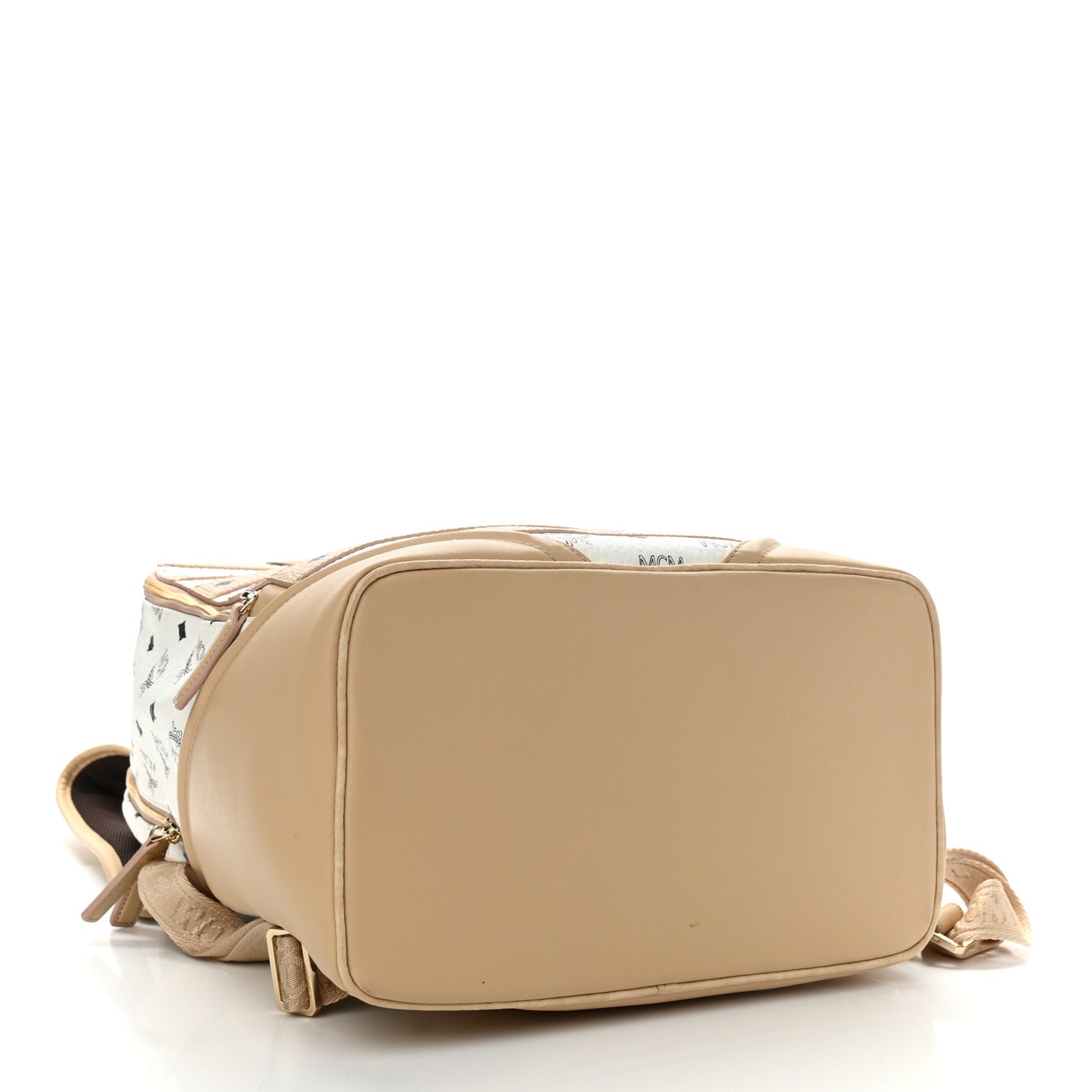 Visetos Striped Medium Duke Backpack White Beige