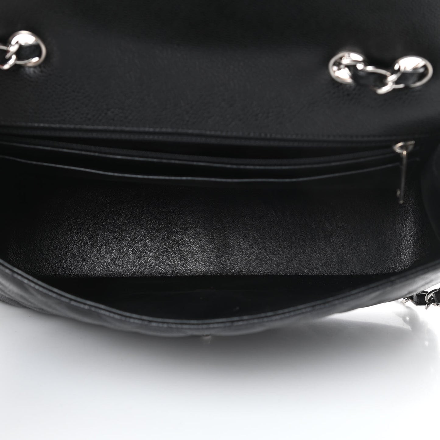 Caviar Quilted Jumbo Single Flap Black