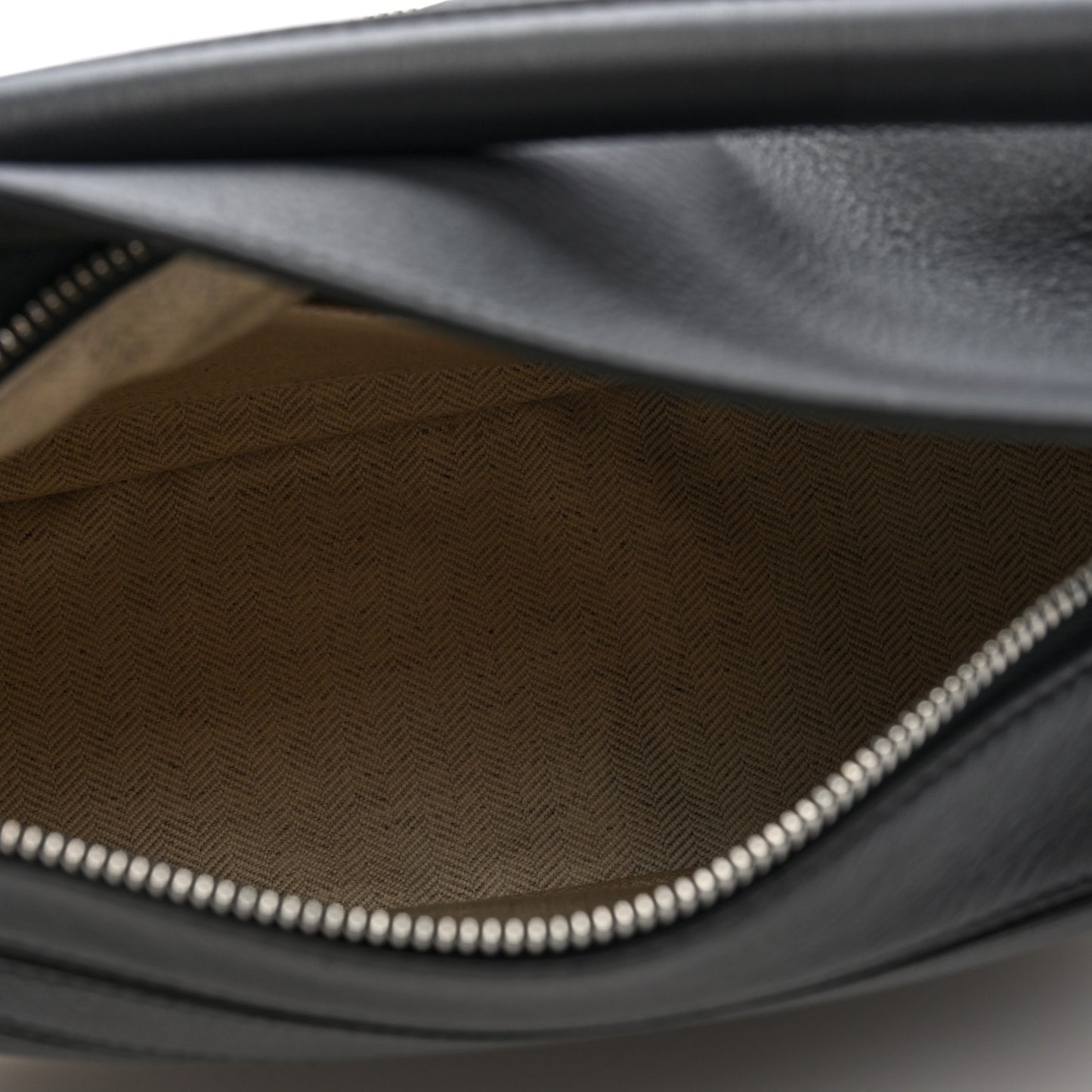 Calfskin Small Puzzle Bag Black