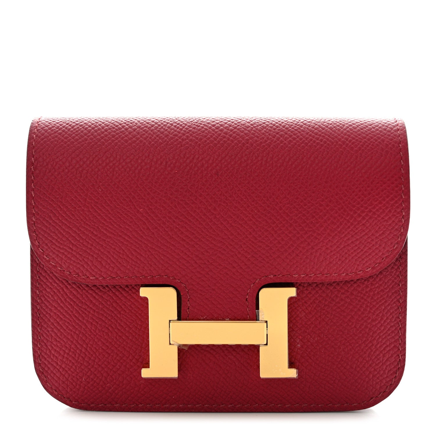 Hermes Epsom Constance Slim Wallet Rubis 1 of 9