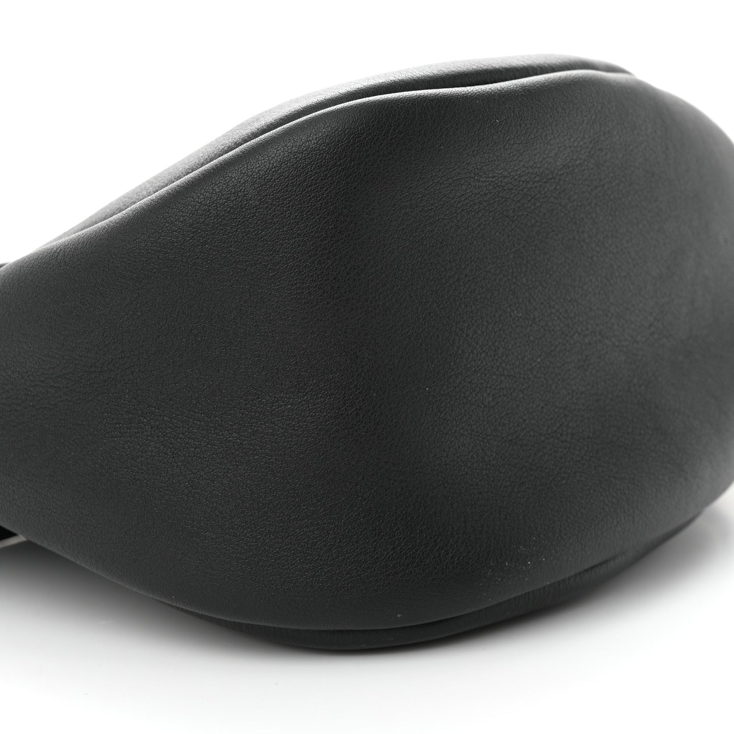 Smooth Calfskin Small Slouchy Banana Bag Black