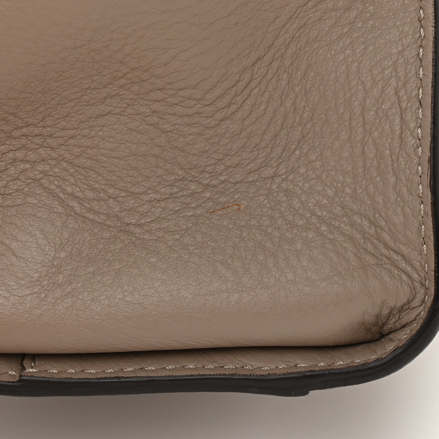 Vitello Seta Plexiglass Granite Large Peekaboo Iconic Satchel Tortora