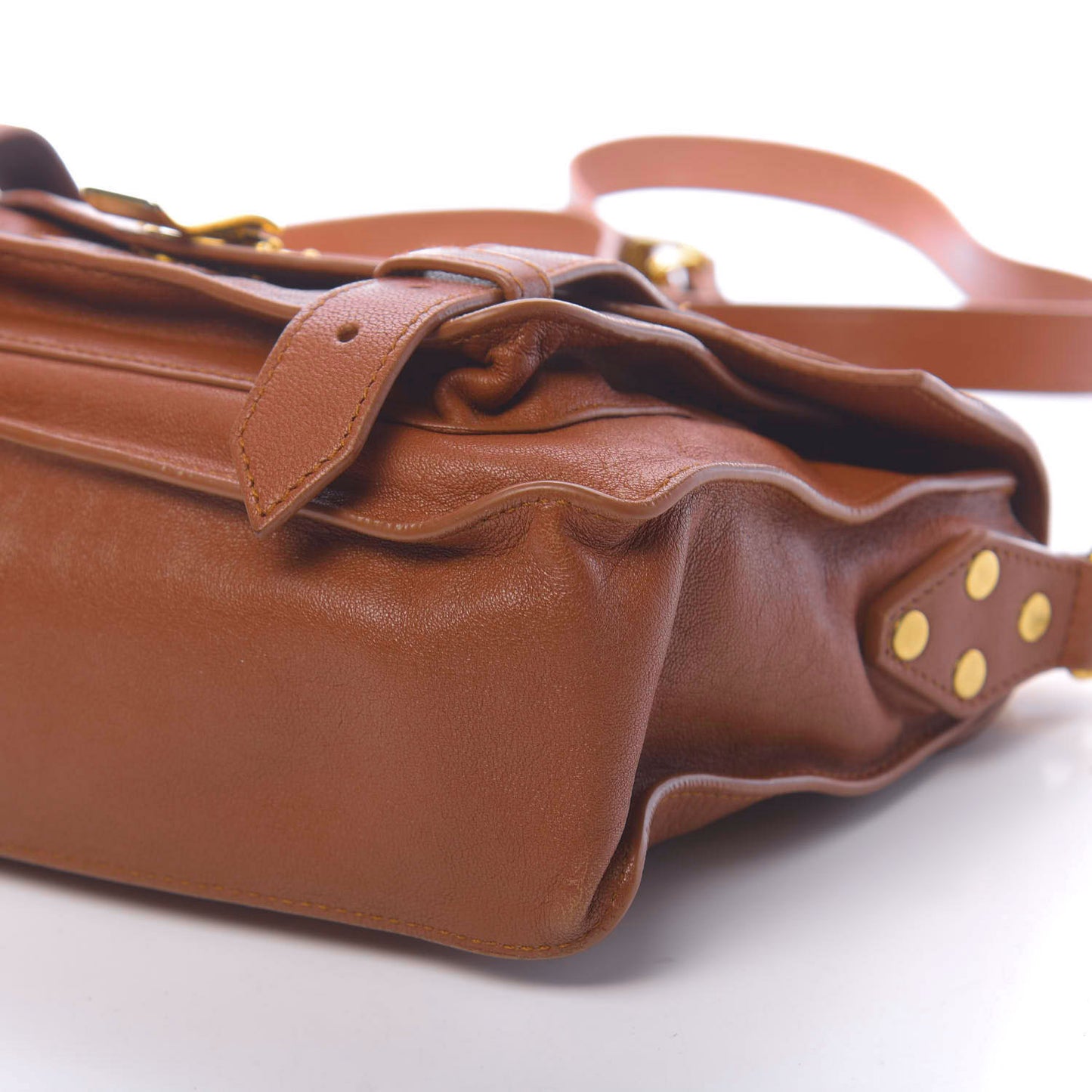 Lambskin Tiny PS1 Satchel Saddle