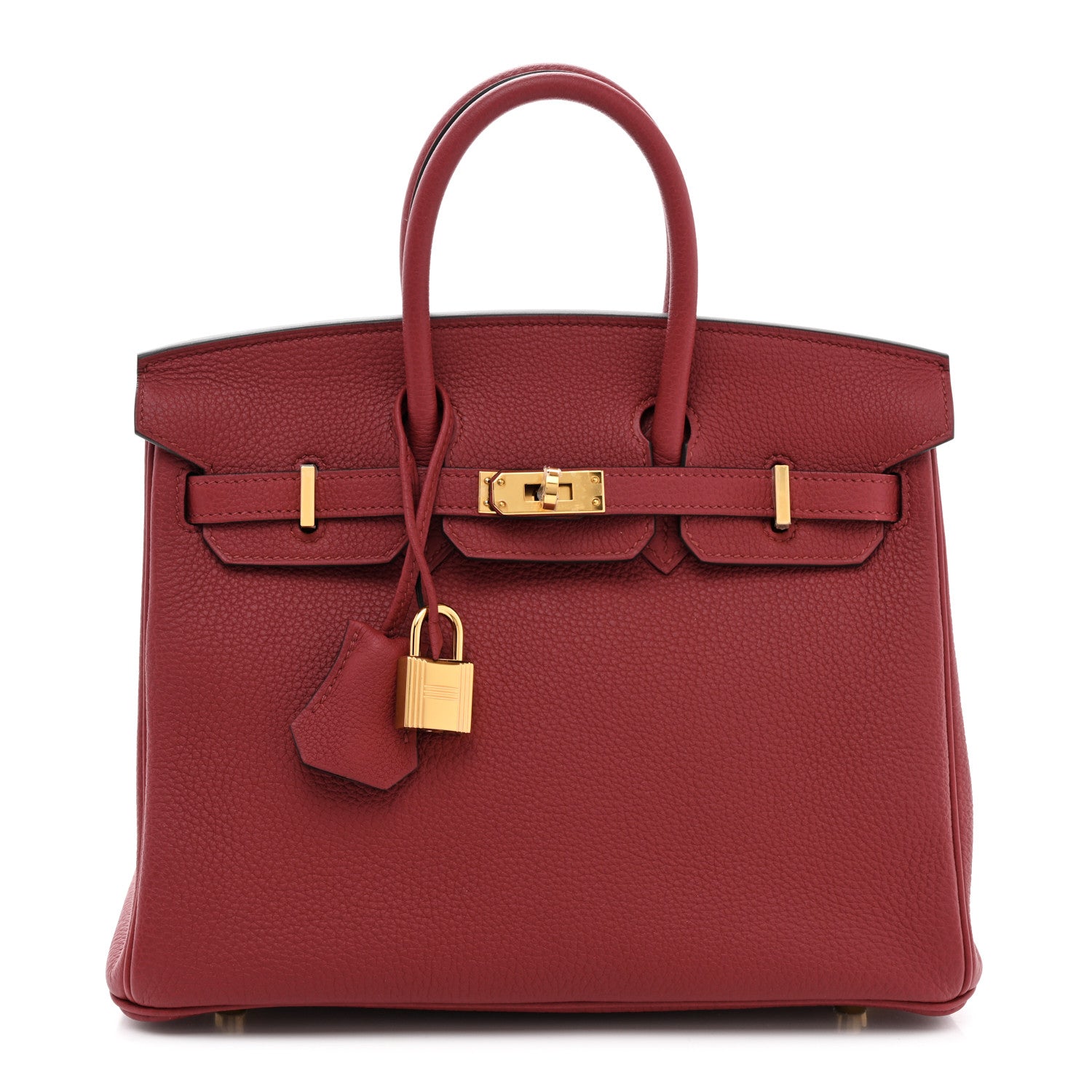 Hermes Togo Birkin 25 Rouge Grenat 1 of 12