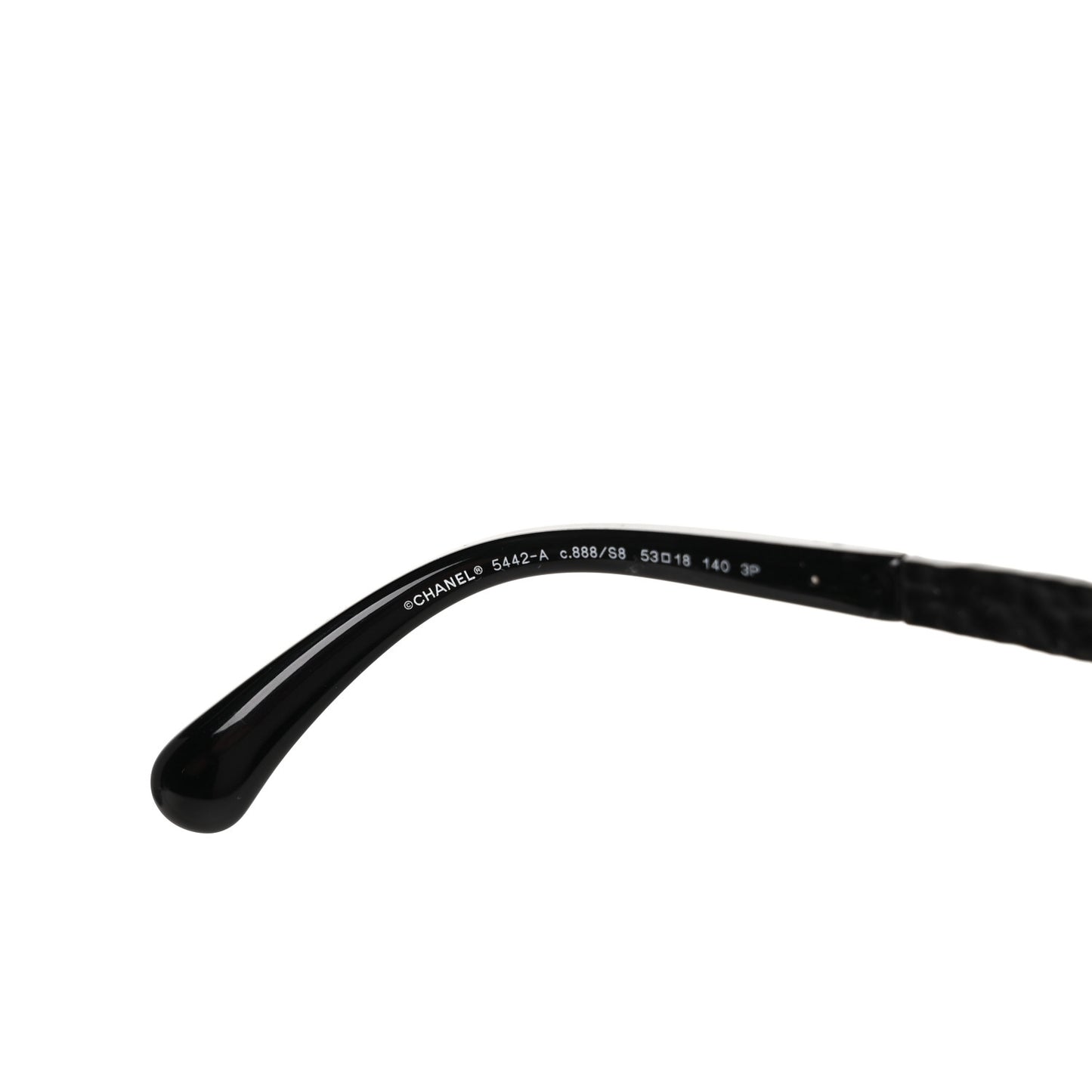 Acetate Metal Polarized Rectangle Sunglasses 5442 Black
