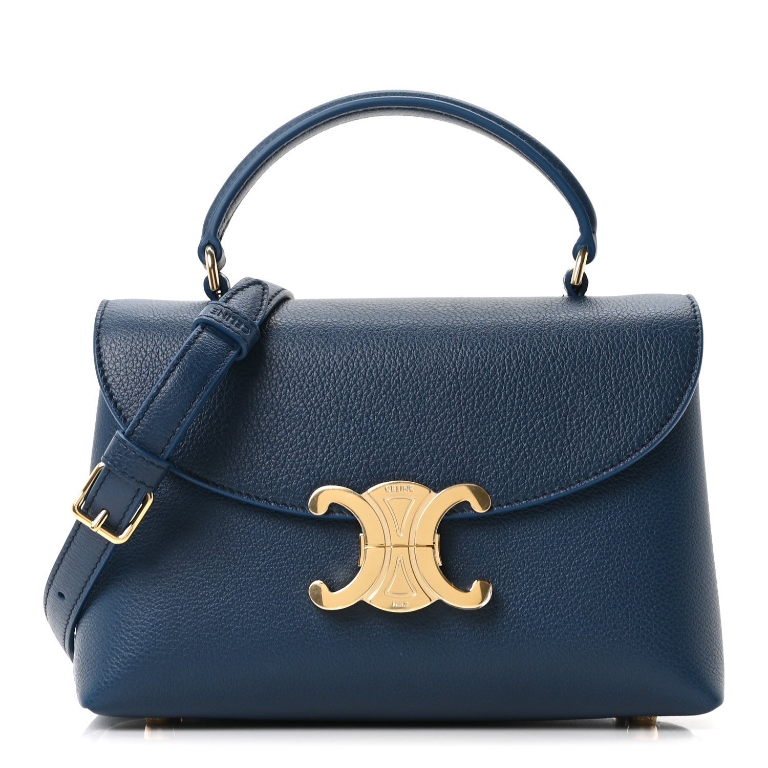 Celine Supple Grained Calfskin Teen Nino Teal Blue 1868533