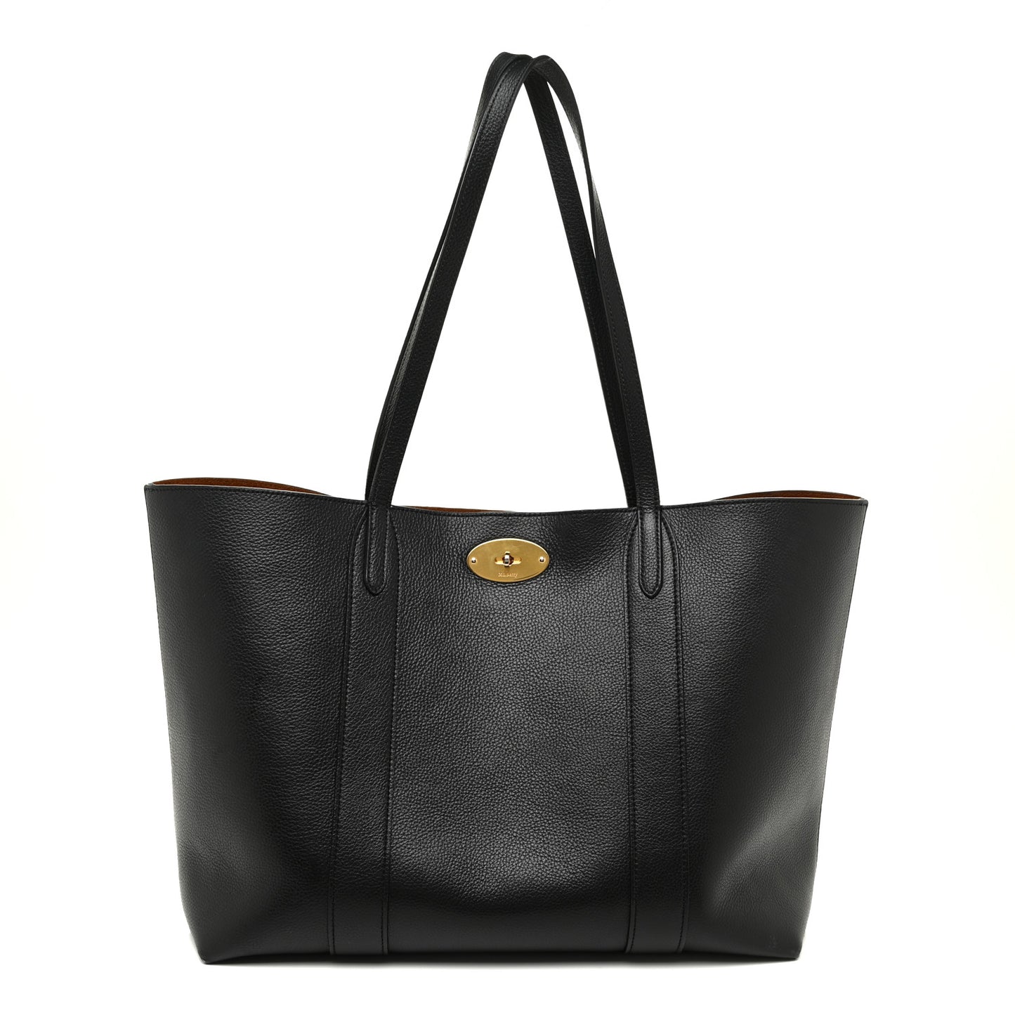 Small Classic Grain Bayswater Tote Black