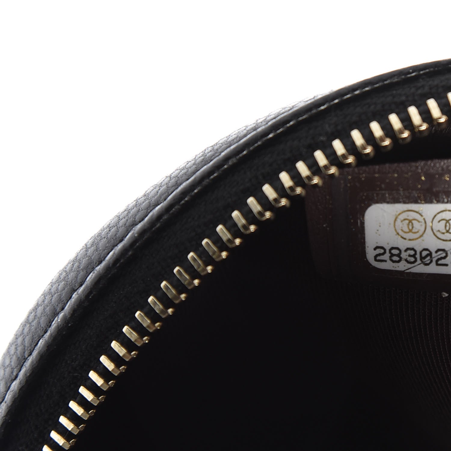Chanel Caviar Quilted Zip Around Classic Coin Purse Black 7 of 8