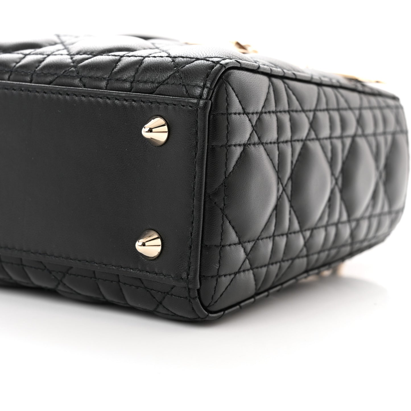 Lambskin Cannage Small My ABCDior Lady Dior Black