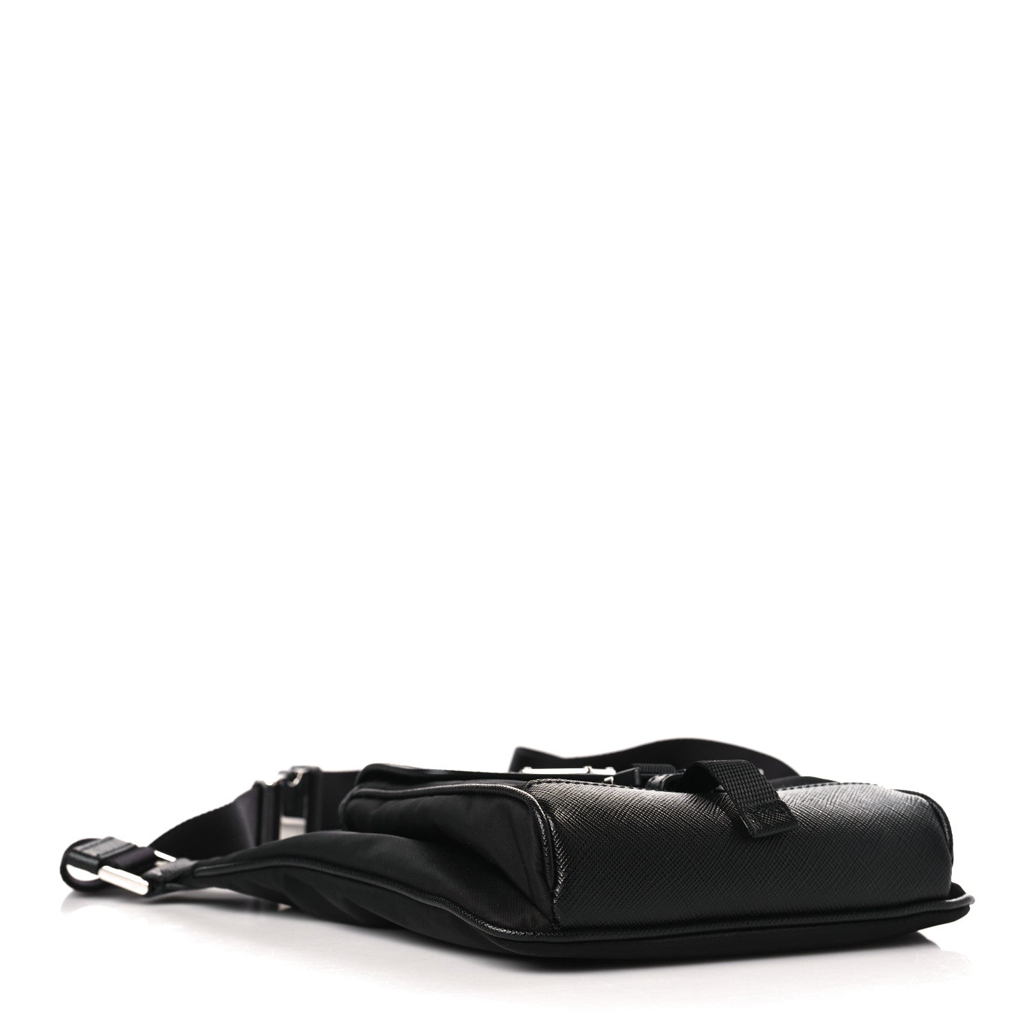 Prada Re-Nylon Saffiano Belt Bag Black 3 of 9