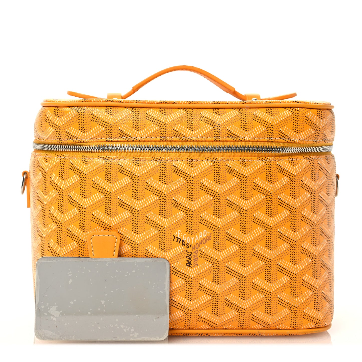 Goyardine Muse Vanity Case Yellow