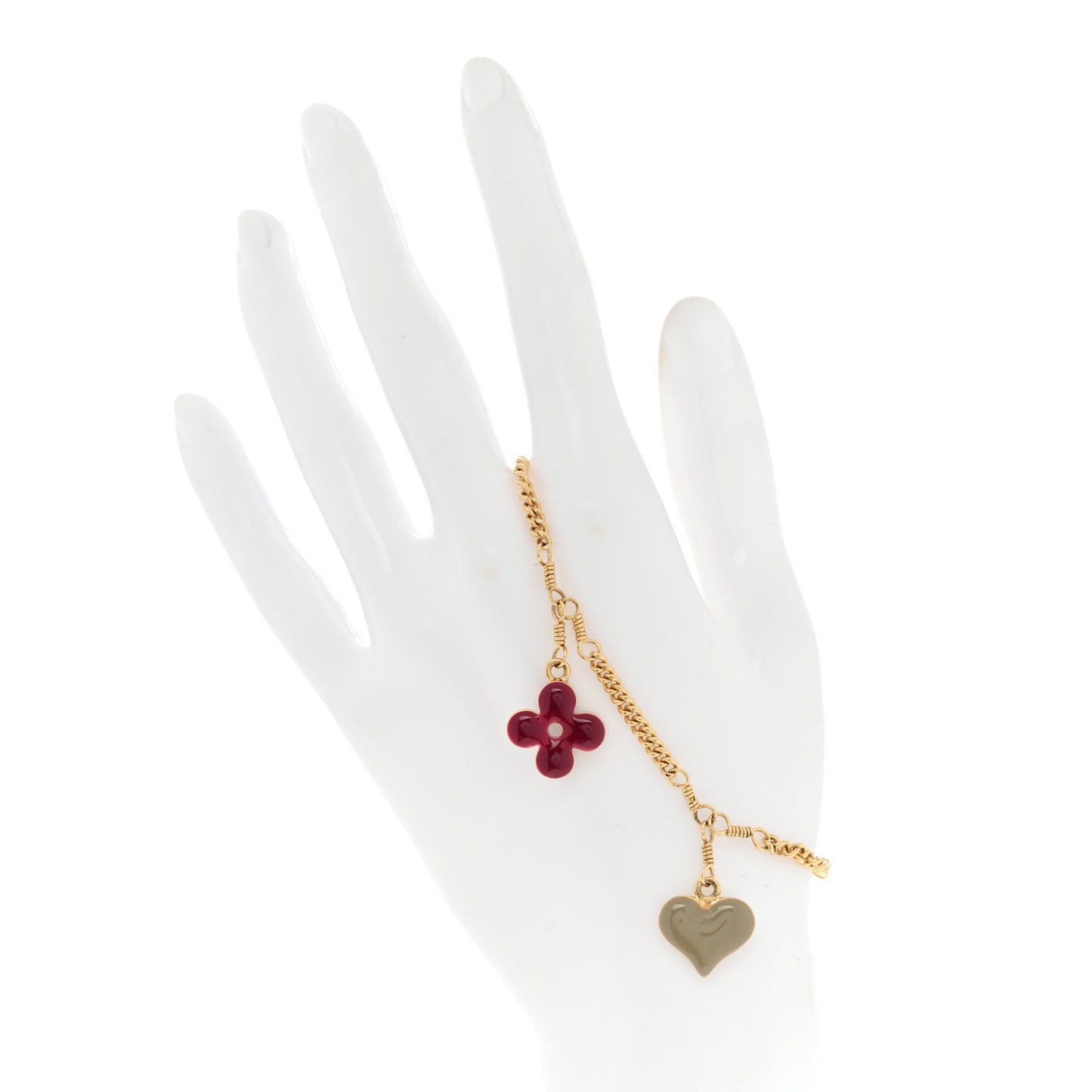 Sweet Monogram Charm Bracelet Gold Multicolor