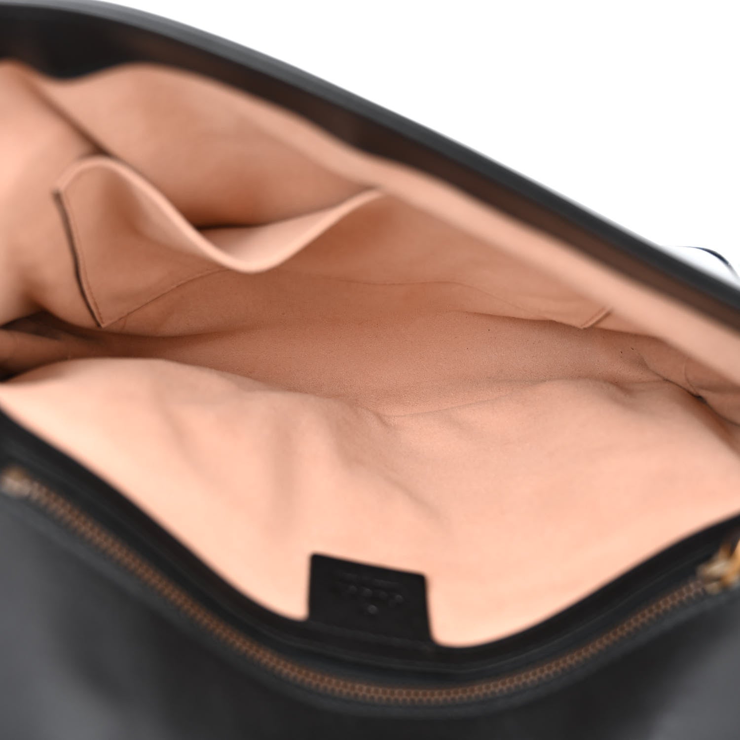 Gucci Calfskin Matelasse Medium GG Marmont Shoulder Bag Black 5 of 10