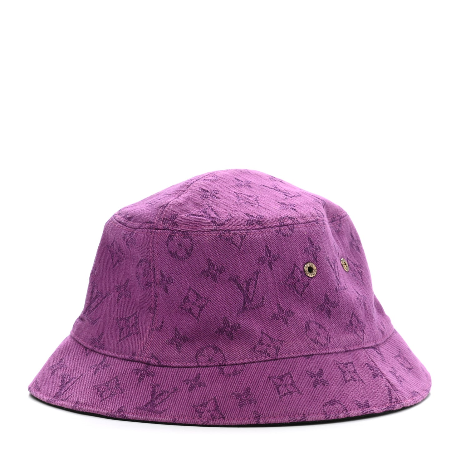 Monogram Denim Transformable Bob Bucket Hat Purple