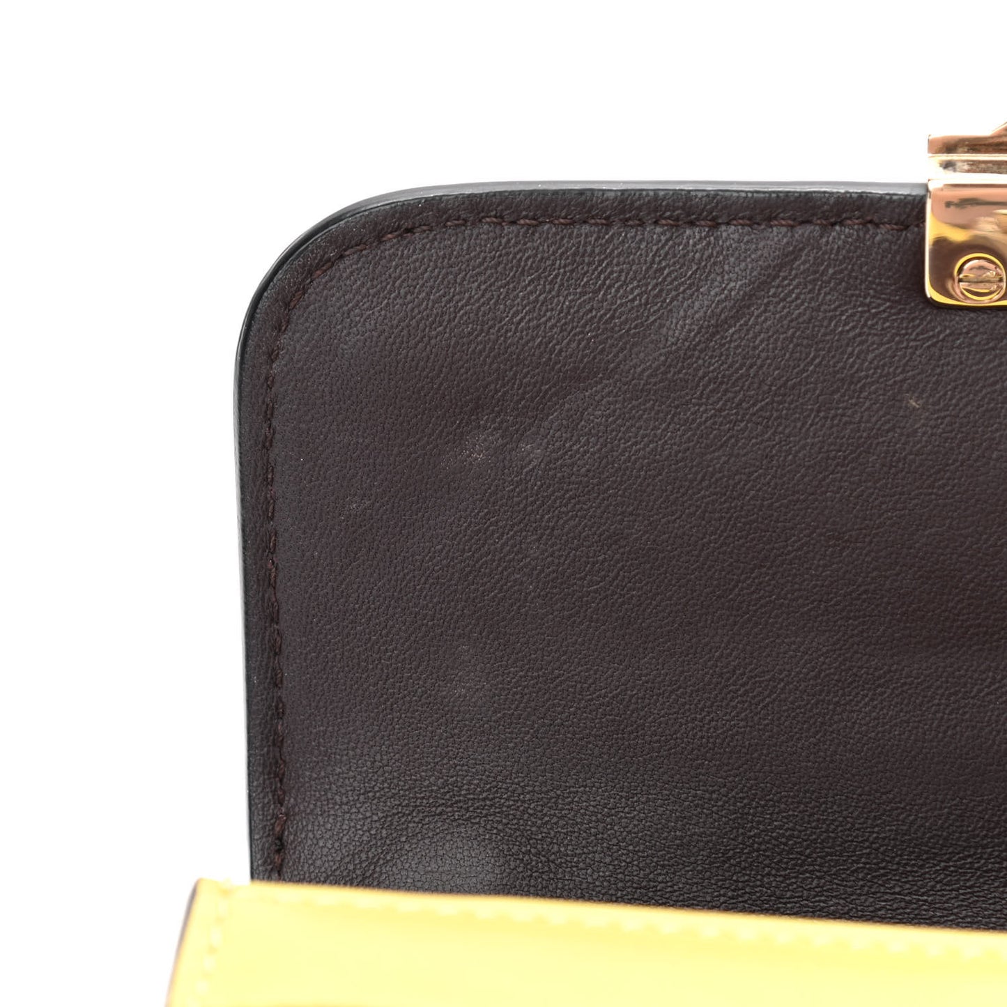 Vitello Colorblock Mini Glam Lock Rockstud Flap Multicolor