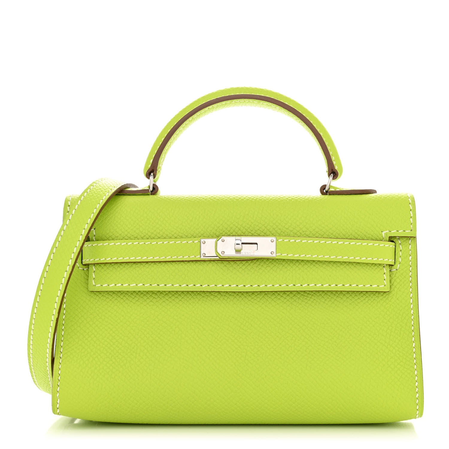 Hermes Epsom Micro Kelly 15 Kiwi 1 of 10