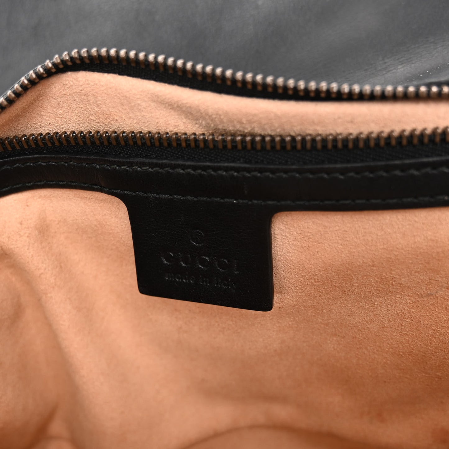 Calfskin Matelasse Small GG Marmont Shoulder Bag Black