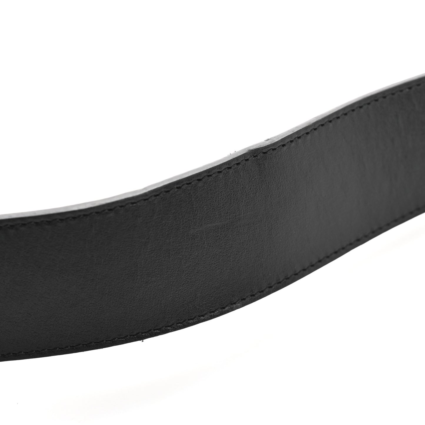 Textured Calfskin Double G 40mm Belt 100 40 Black