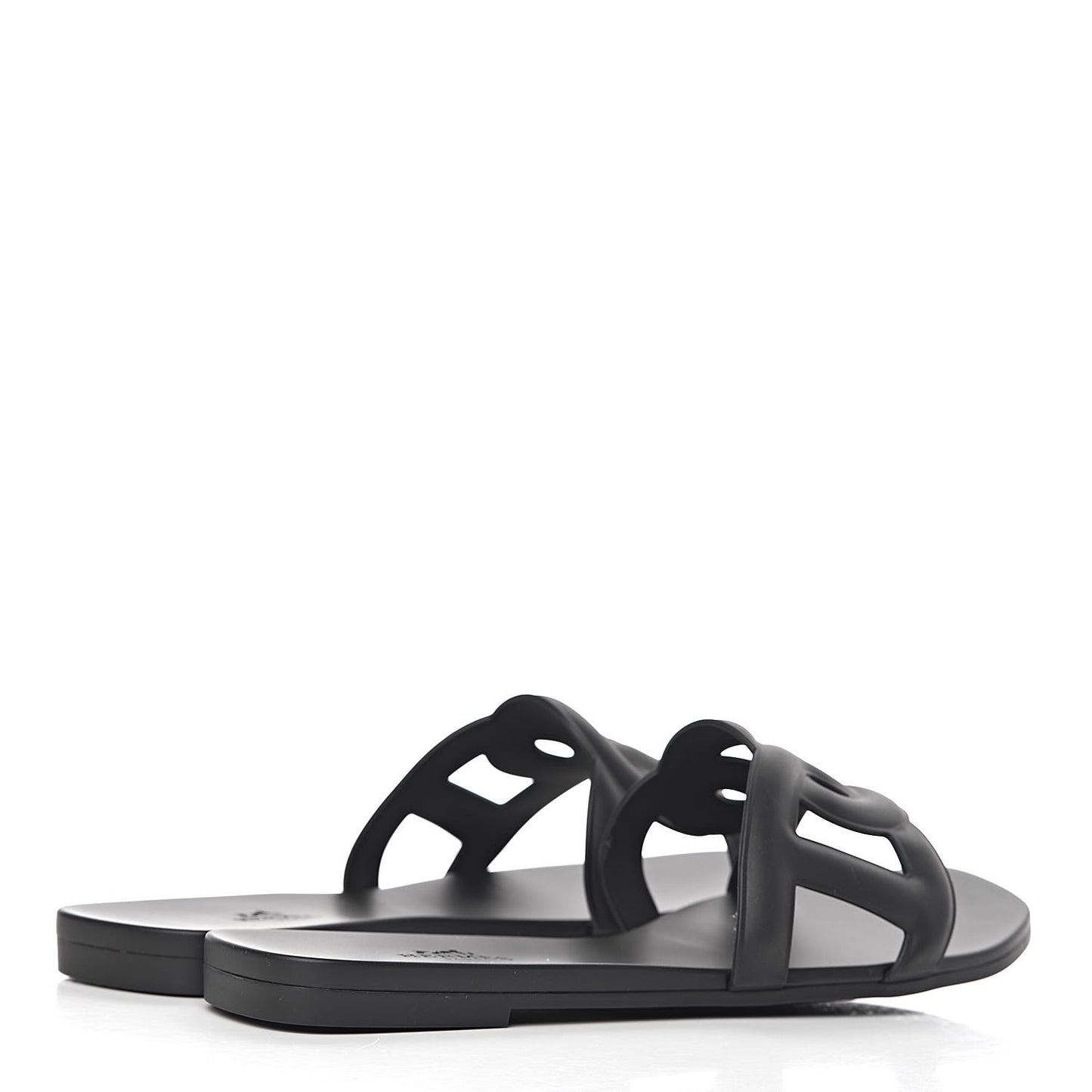 Rubber Aloha Sandals 37 Black