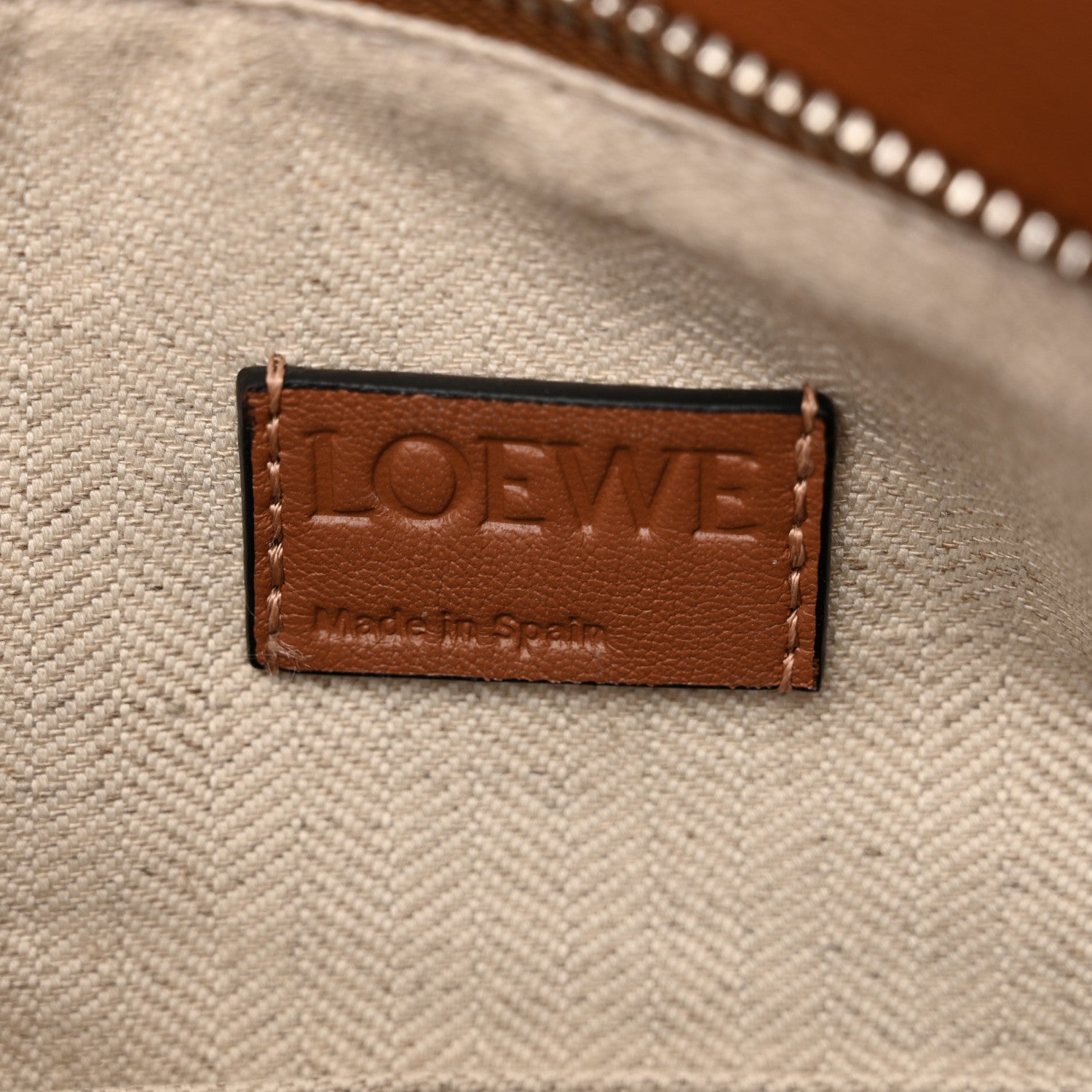 Loewe Calfskin Small Puzzle Edge Bag Tan 6 of 10