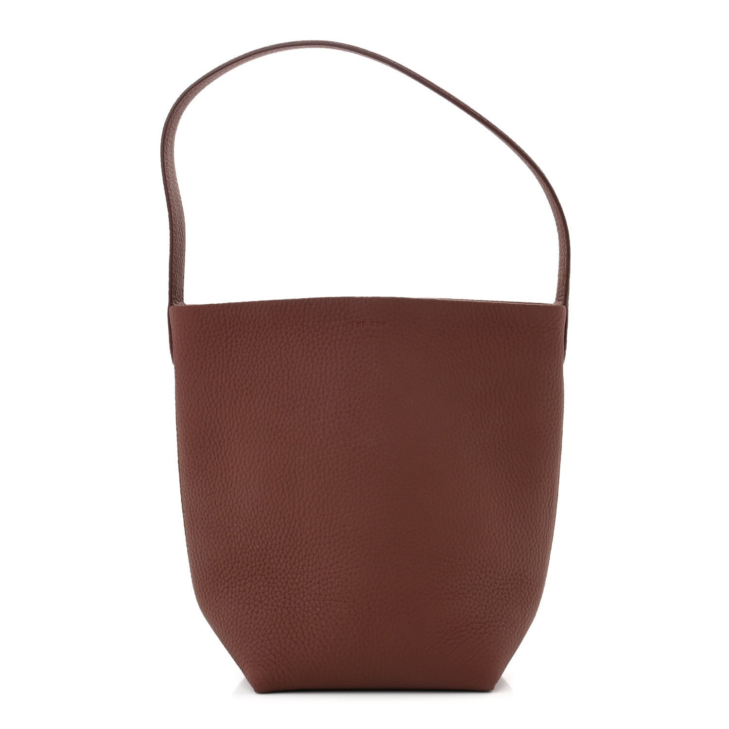 The Row Grained Calfskin Small N/S Park Tote Cognac 1 of 9
