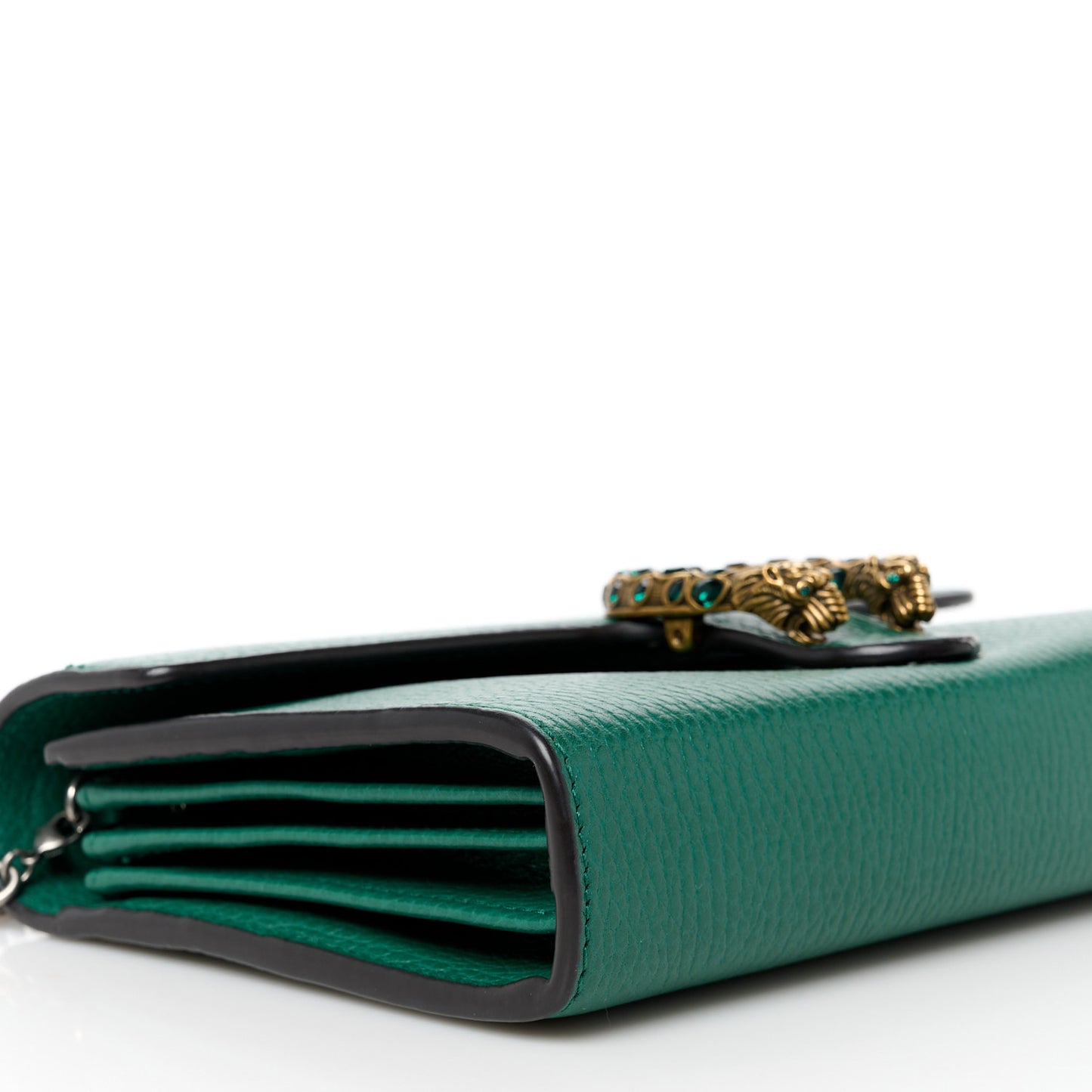 Calfskin Mini Dionysus Chain Wallet Emerald