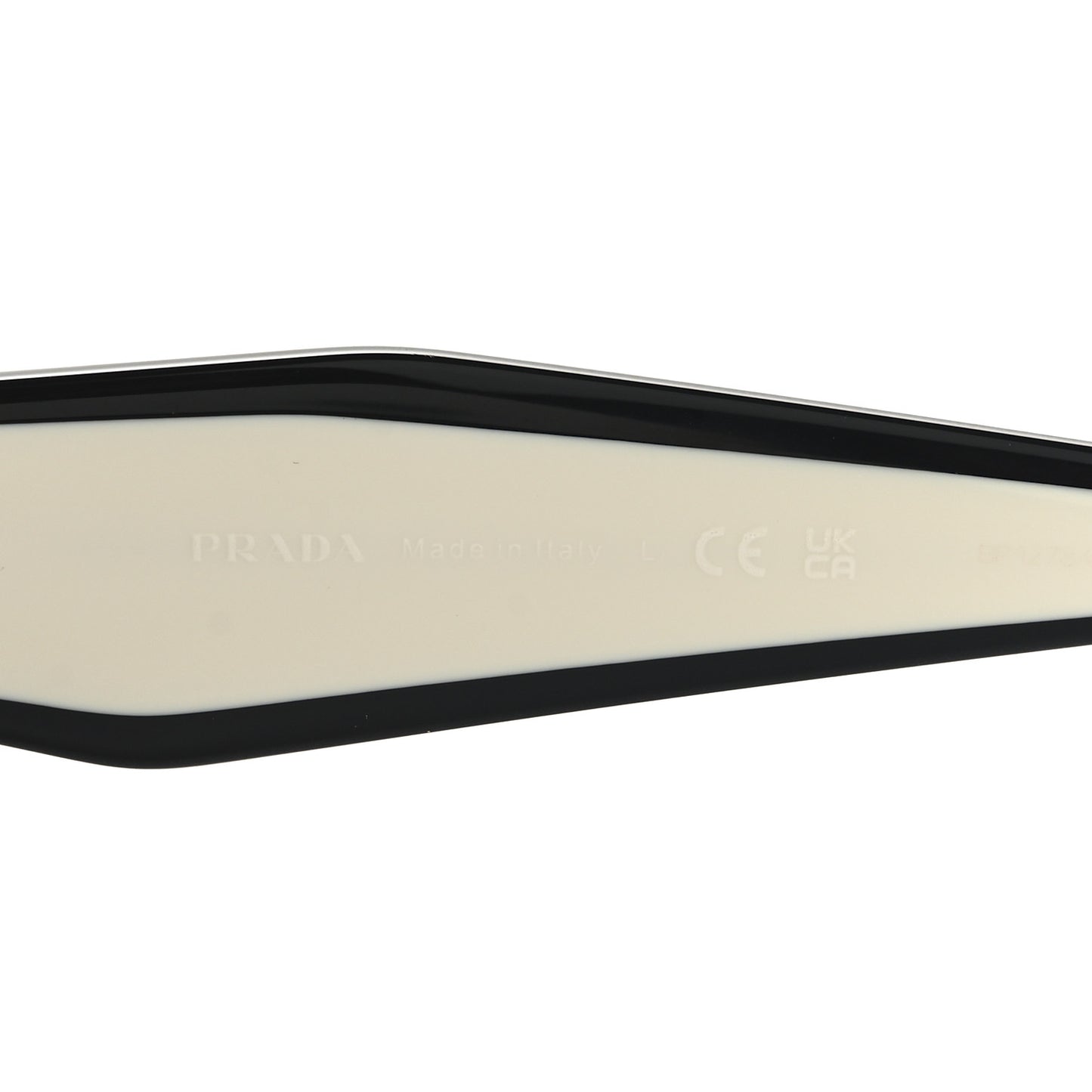 Acetate Square Sunglasses SPR 14W Black White