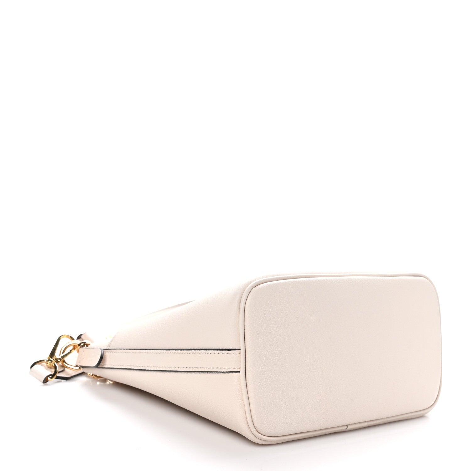 Louis Vuitton Grained Calfskin Lock and Walk Bucket Quartz 4 of 10