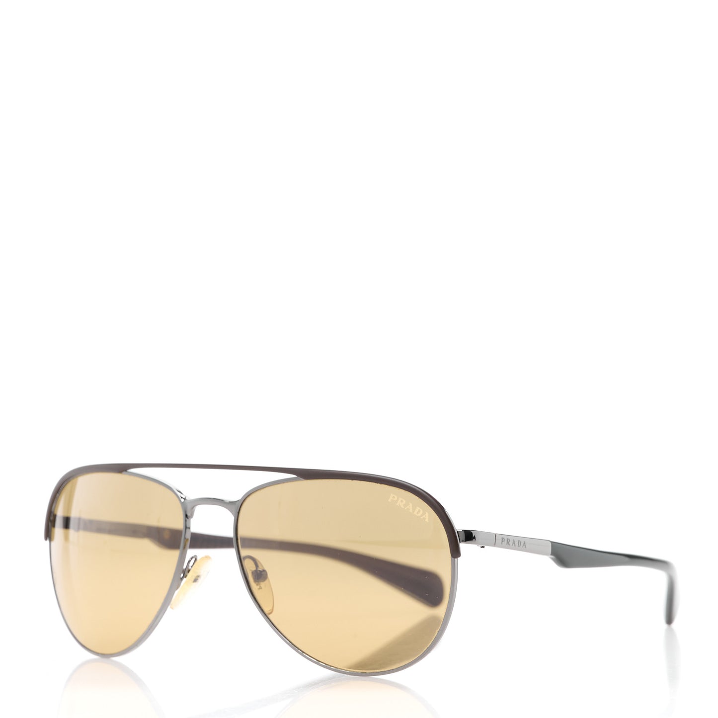 Metal Aviator Sunglasses PR51QS Black