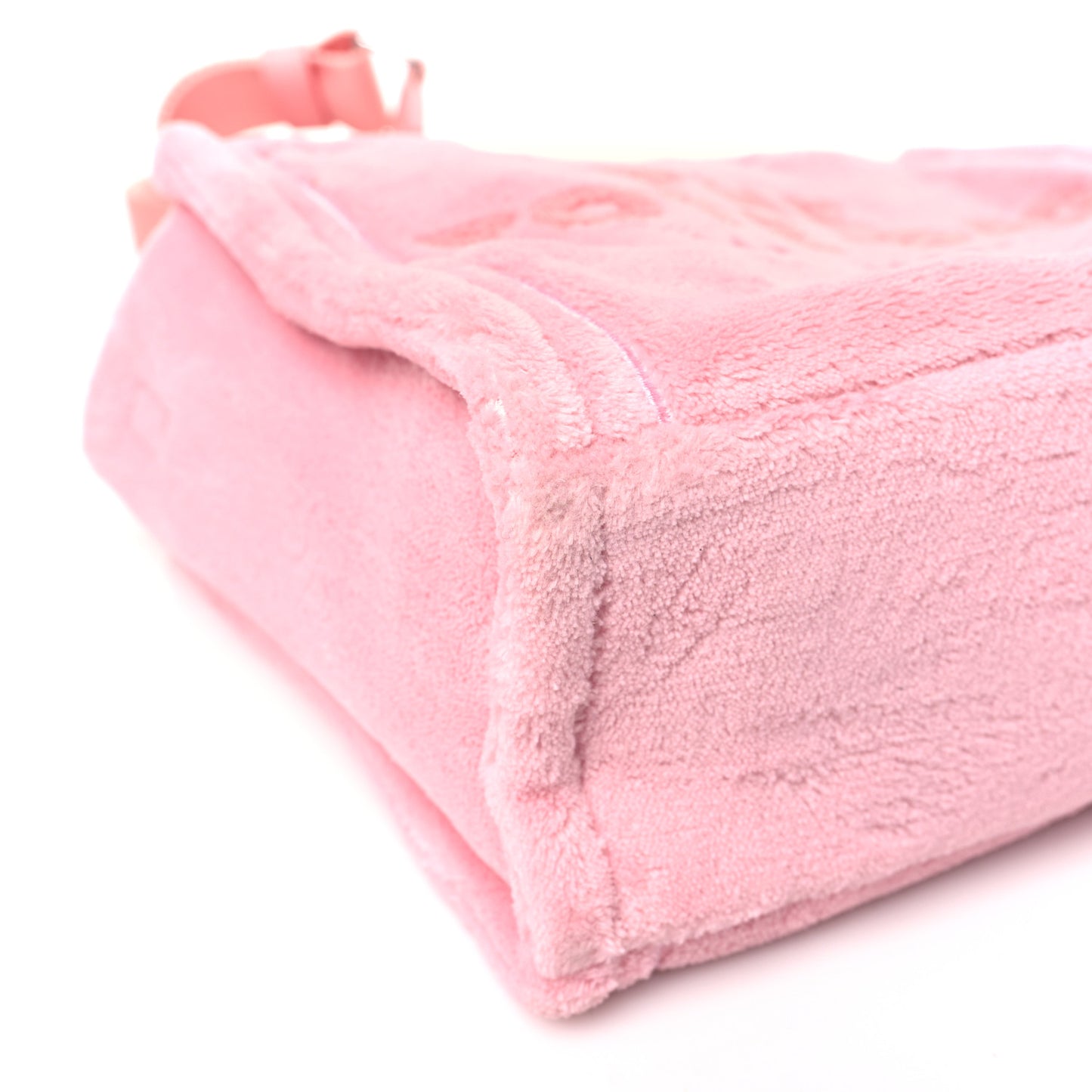 Polyester Mini Terry Tote Bag Light Pink