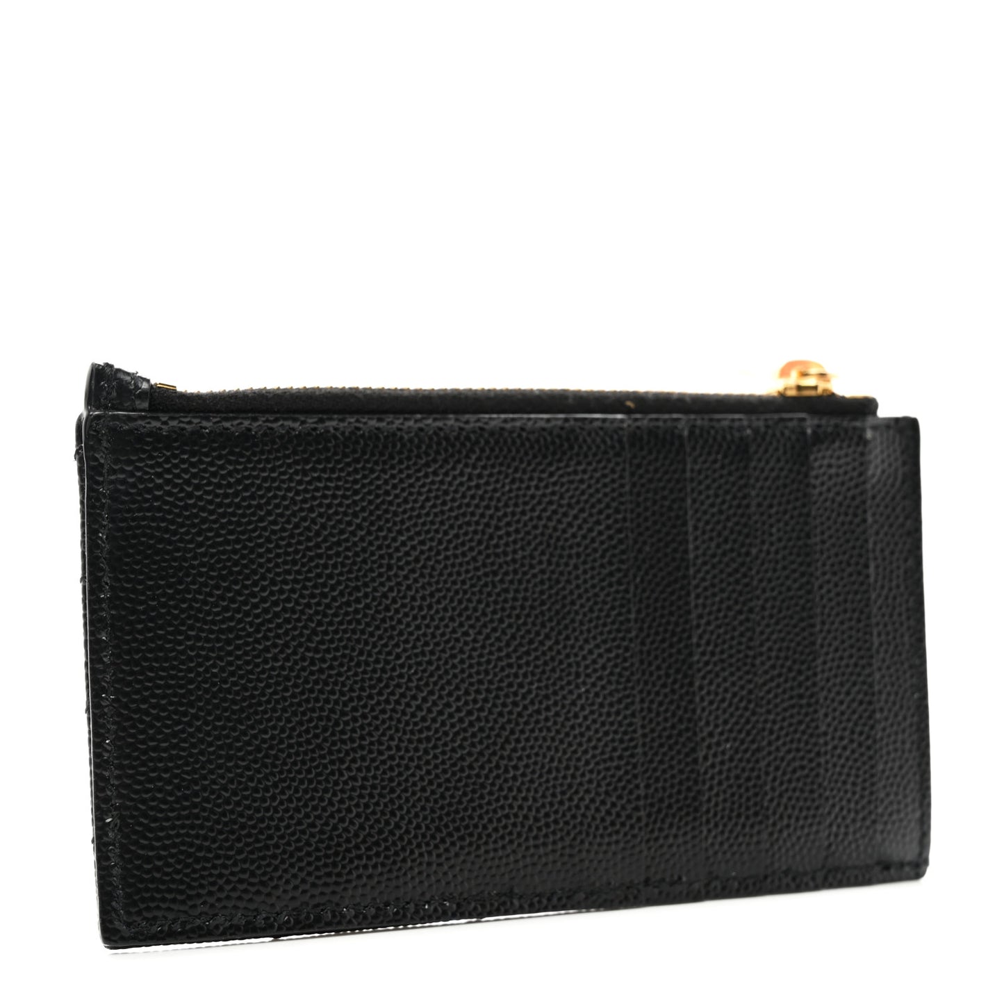 Monogram Grain de Poudre 5 Fragments Zip Pouch Card Holder Black