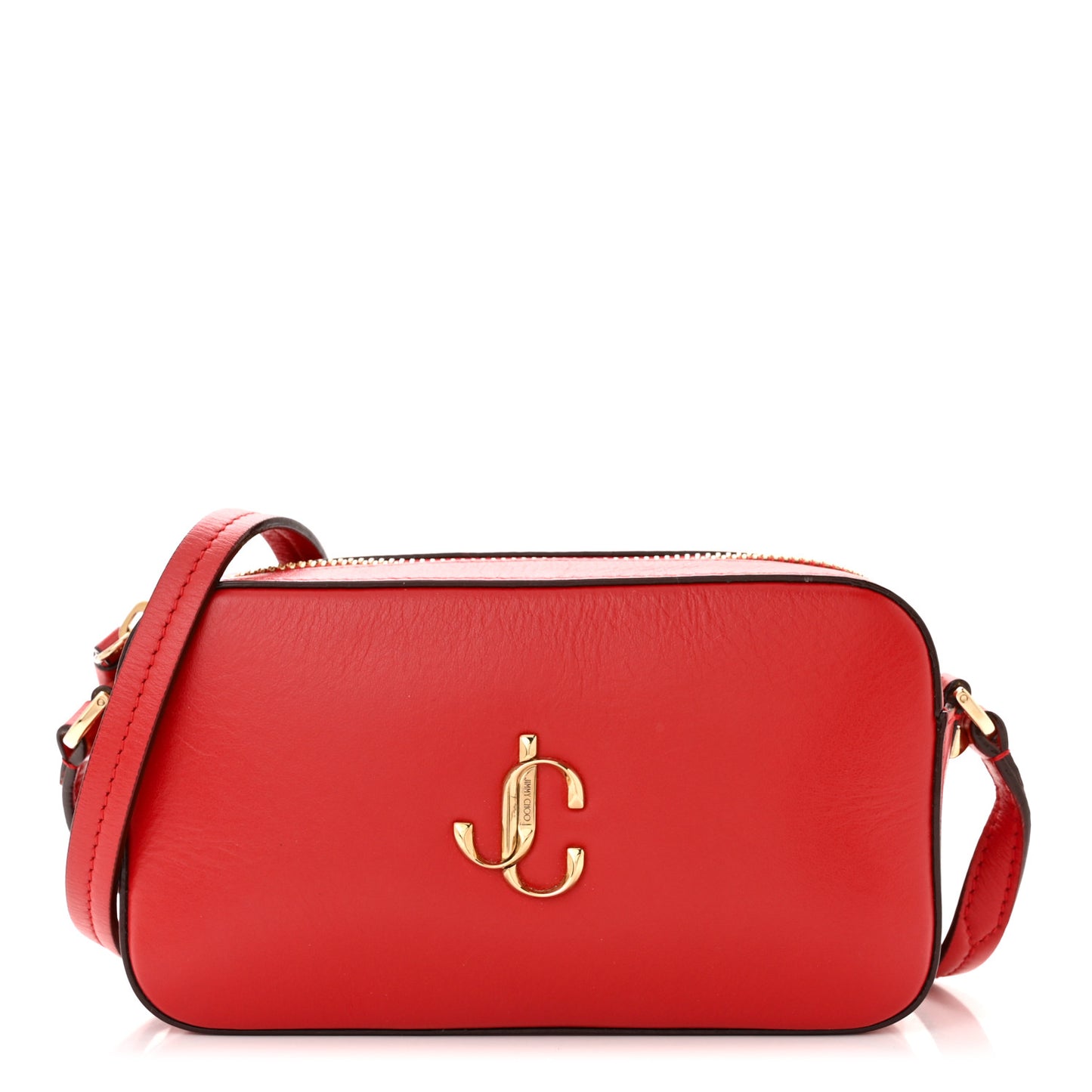 Calfskin Mini Hale Crossbody Red