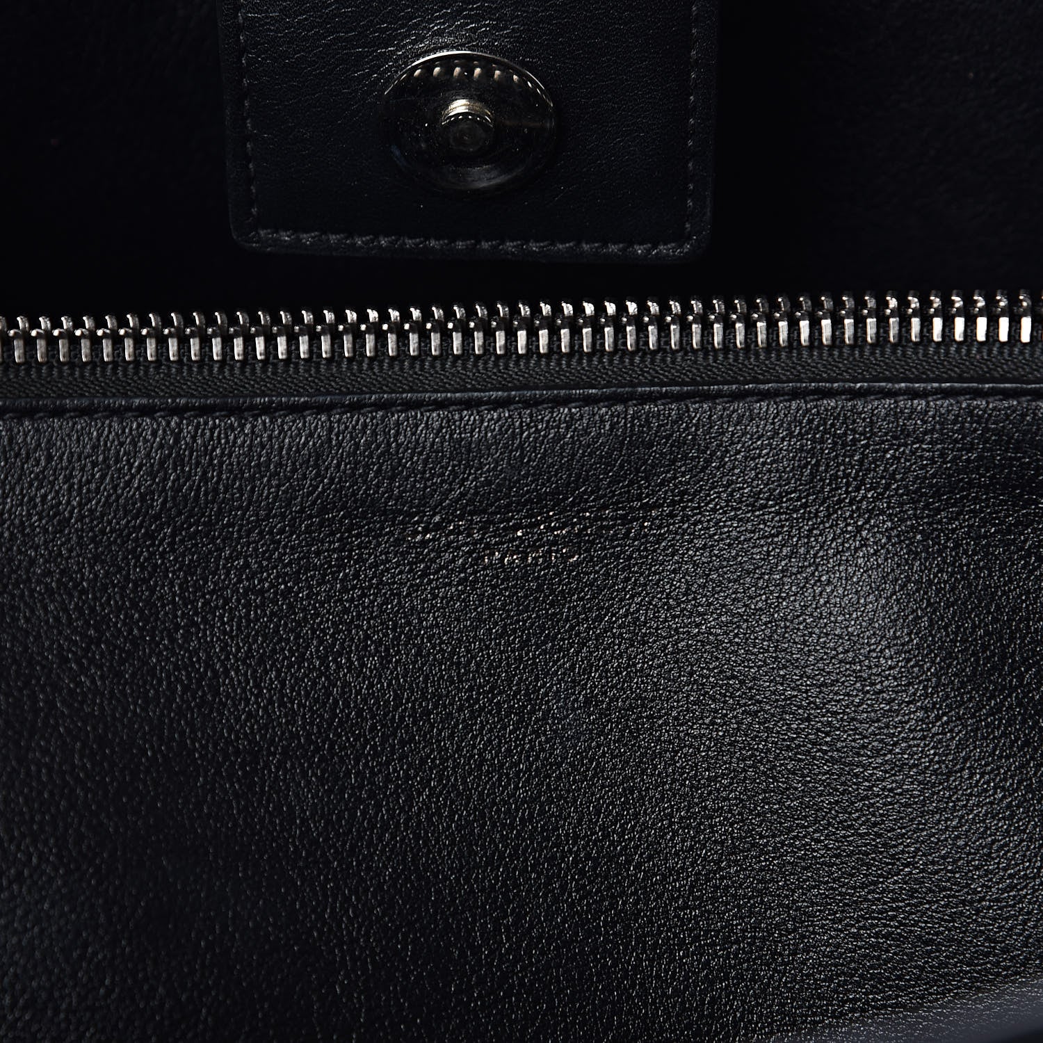 Saint Laurent Calfskin Medium Amber Tote Black 6 of 13