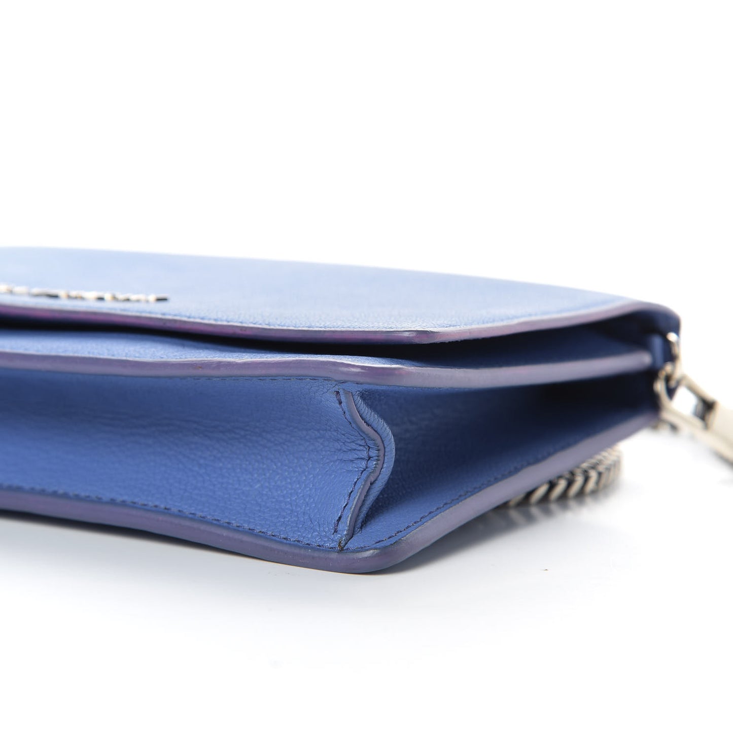 Sugar Goatskin Pandora Chain Wallet Blue