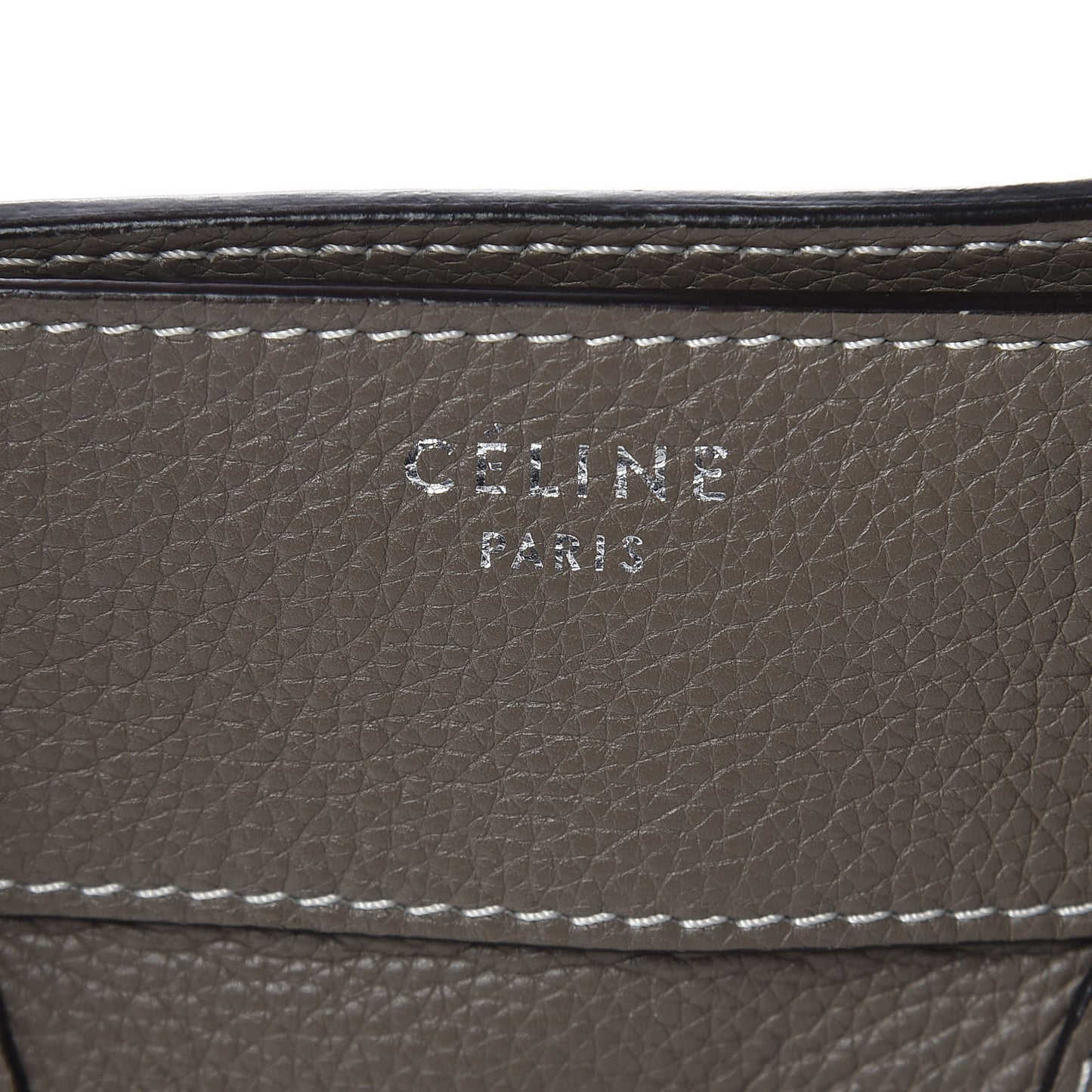 Drummed Calfskin Mini Luggage Souris