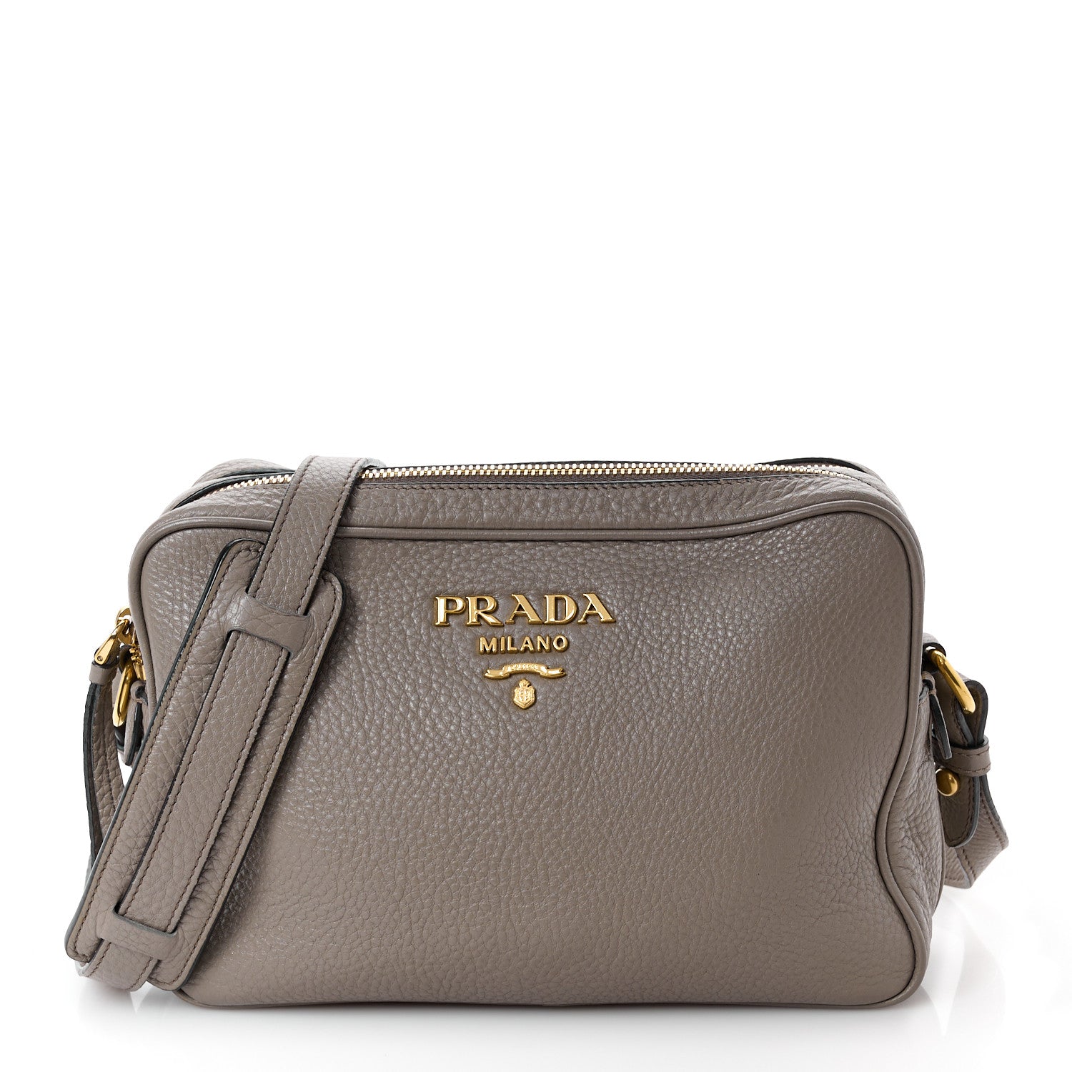 PRADAバケハ ⚠️コメント一読 Prada Vitello Phenix Camera Bag Argilla 1737000 – FASHIONPHILE