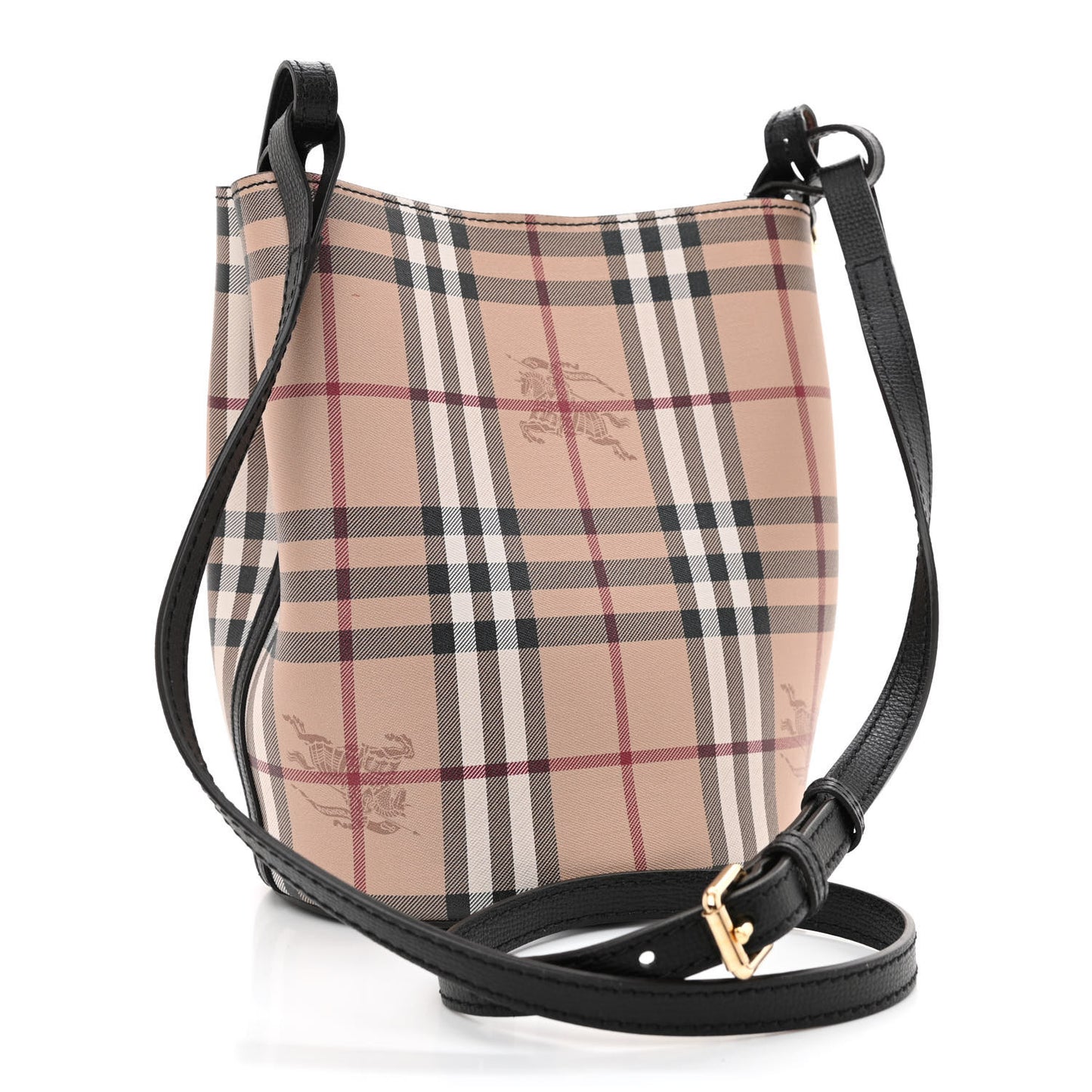 Haymarket Check Colours Small Lorne Bucket Crossbody Black