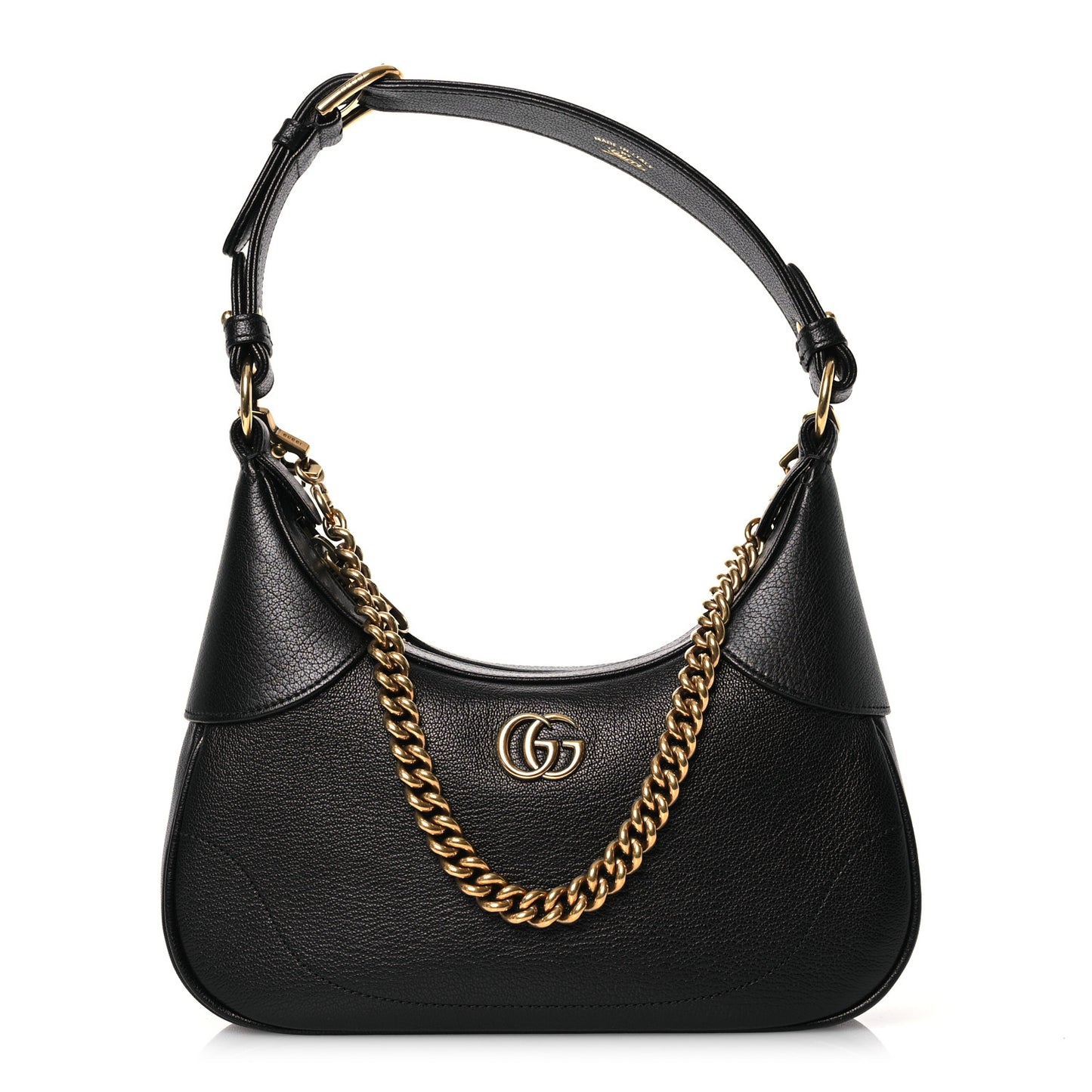 Goatskin Small Aphrodite Shoulder Bag Black