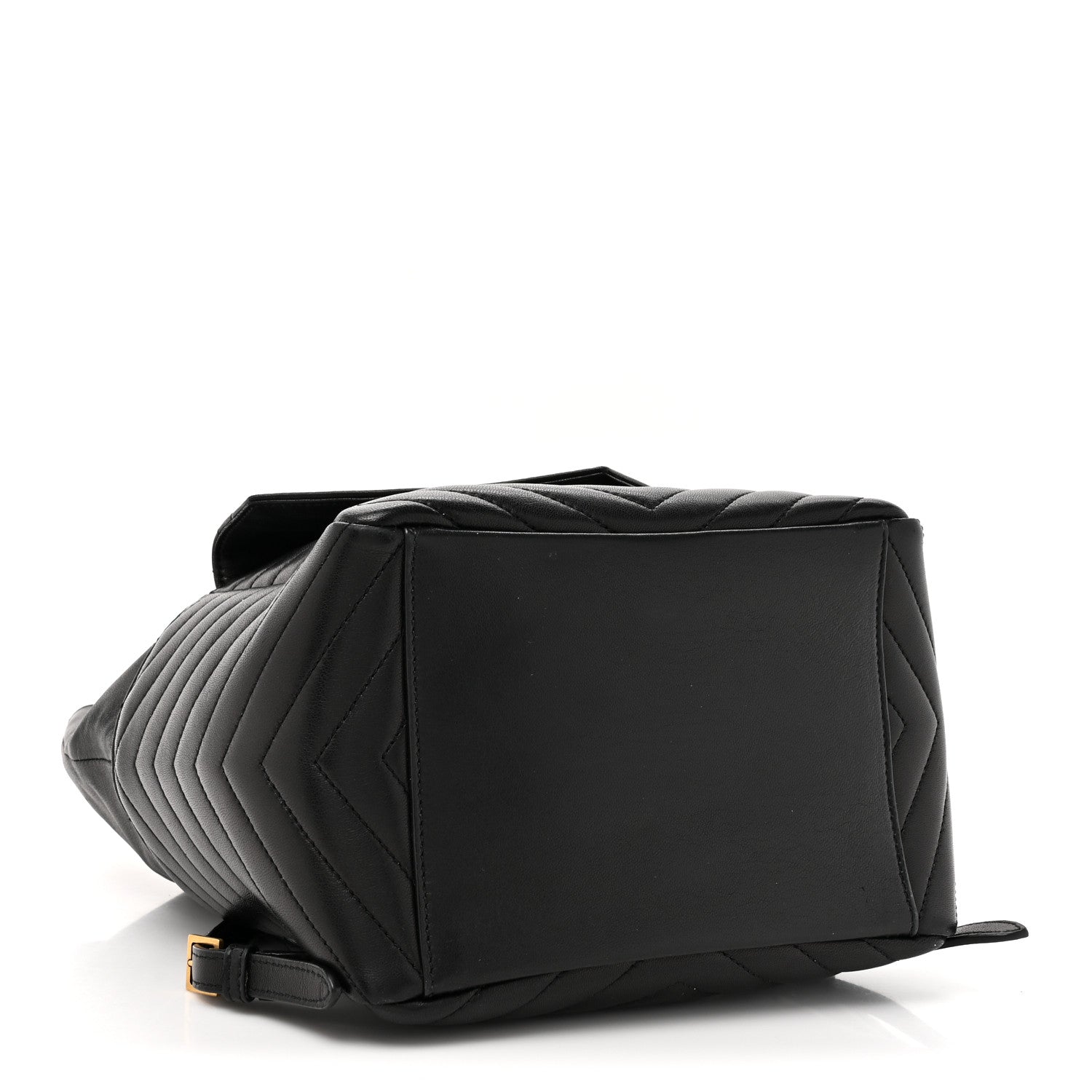 Saint Laurent Lambskin Matelasse Monogram Joe Backpack Black 4 of 11