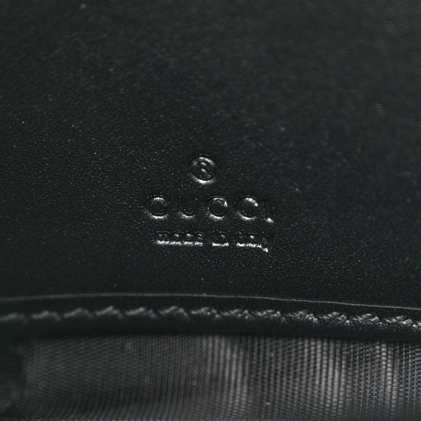 GG Supreme Monogram Bee Zip Around Wallet