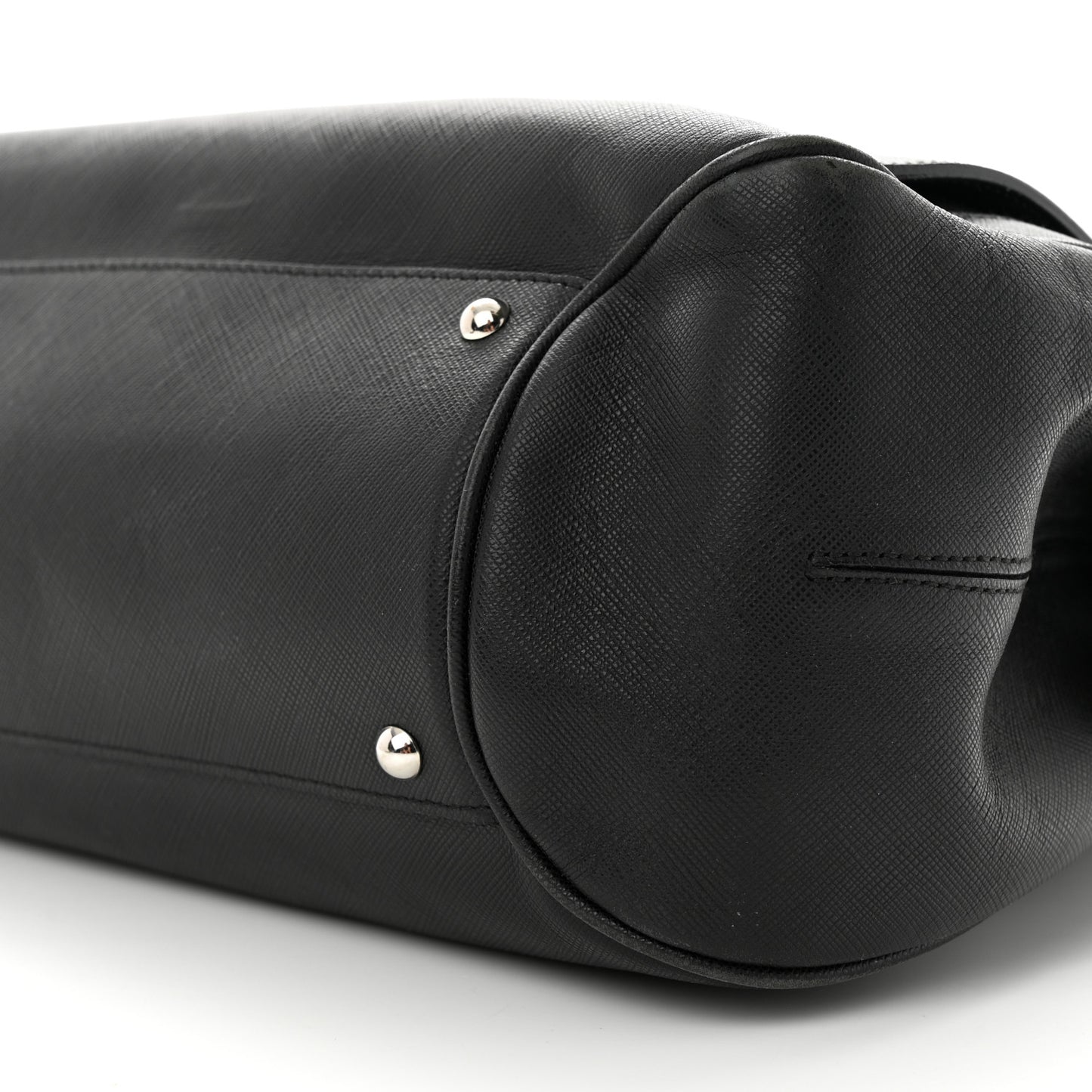 Saffiano Top Handle Bag Black