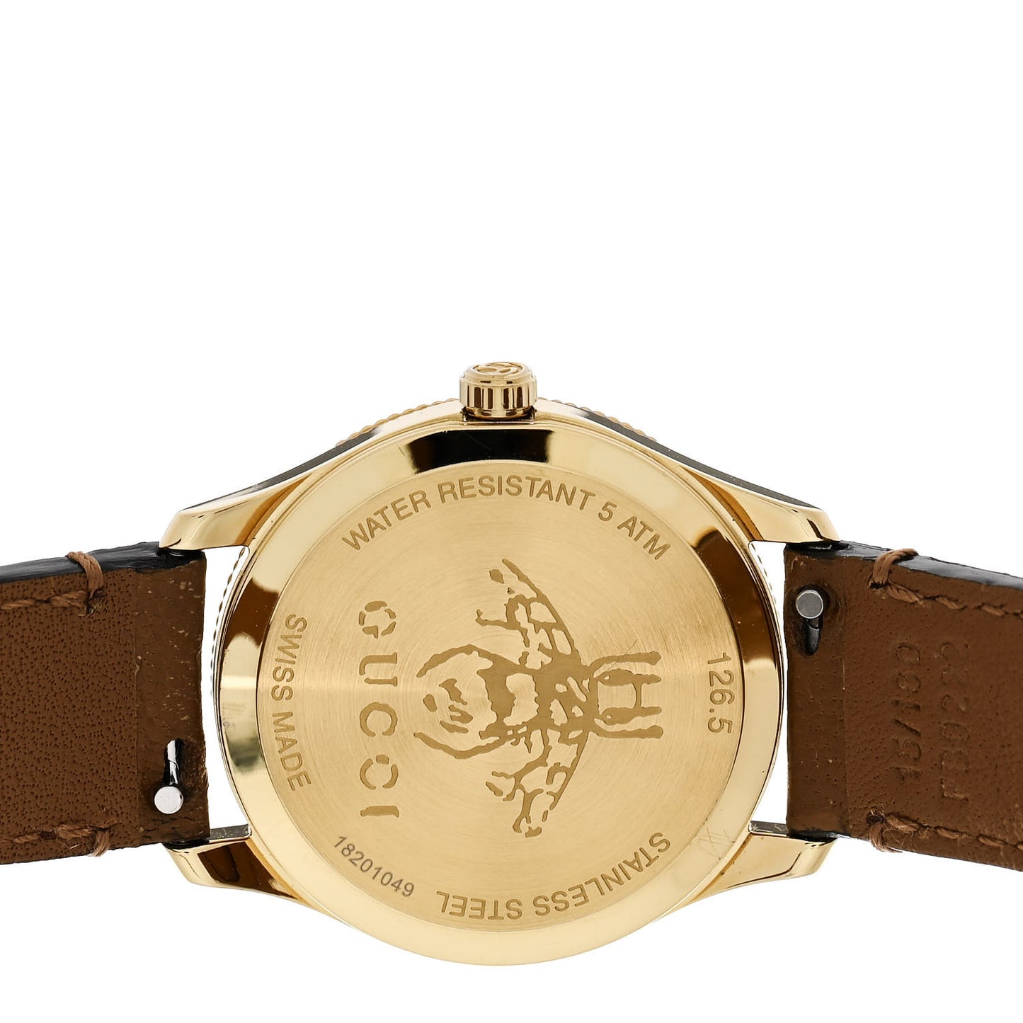 Stainless Steel Calfskin 29mm G-Timeless Bee Quartz Watch