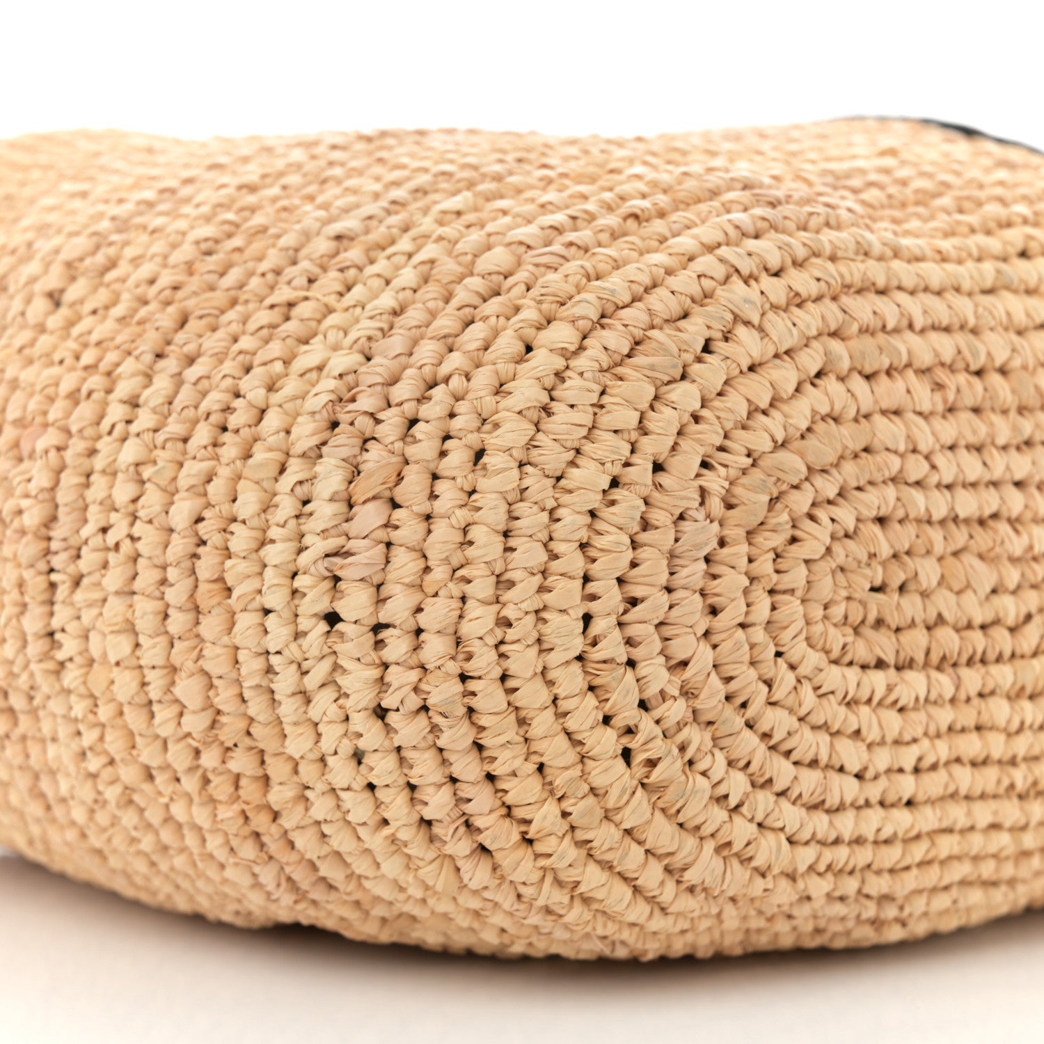 Loewe Calfskin Raffia Bucket Bag Natural Tan 8 of 9