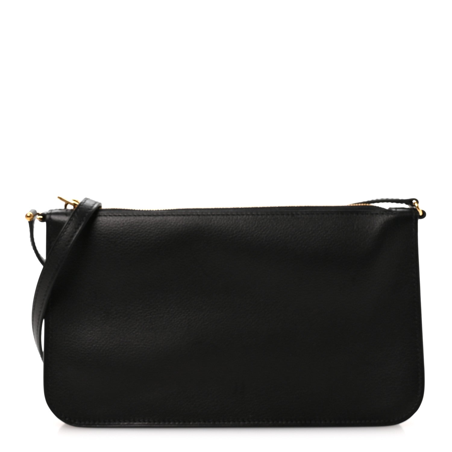 Hermes Evergrain Chaine d'Ancre Zipengo Pochette To Go Black