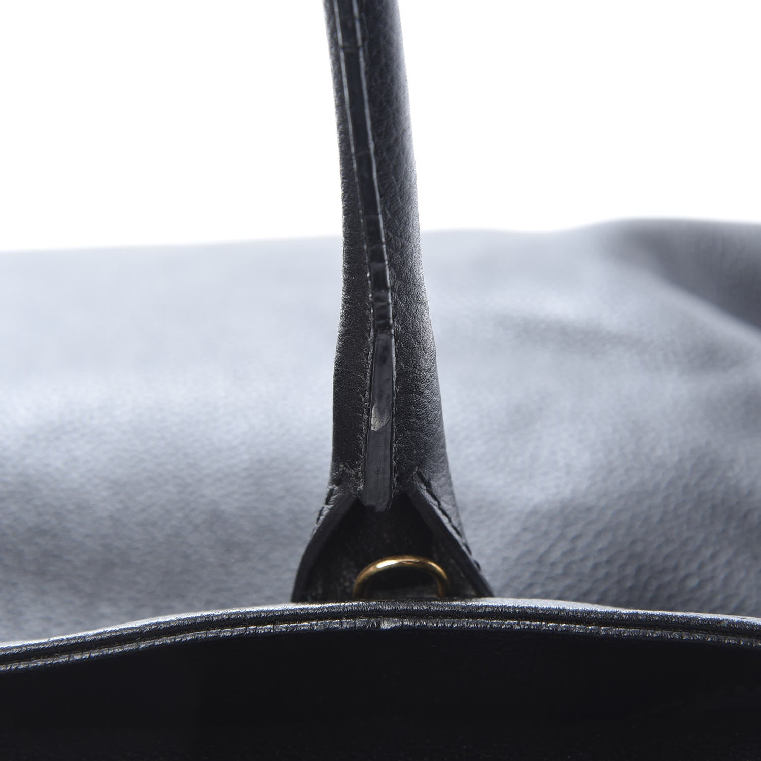 Chanel Calfskin Cerf Executive Shopper Tote Black 17 of 19