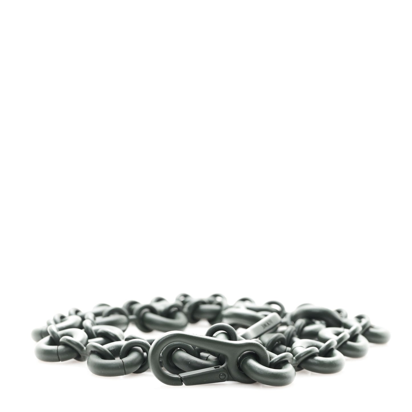 Brass Monochrome Donut Chain Shoulder Strap Olive Green