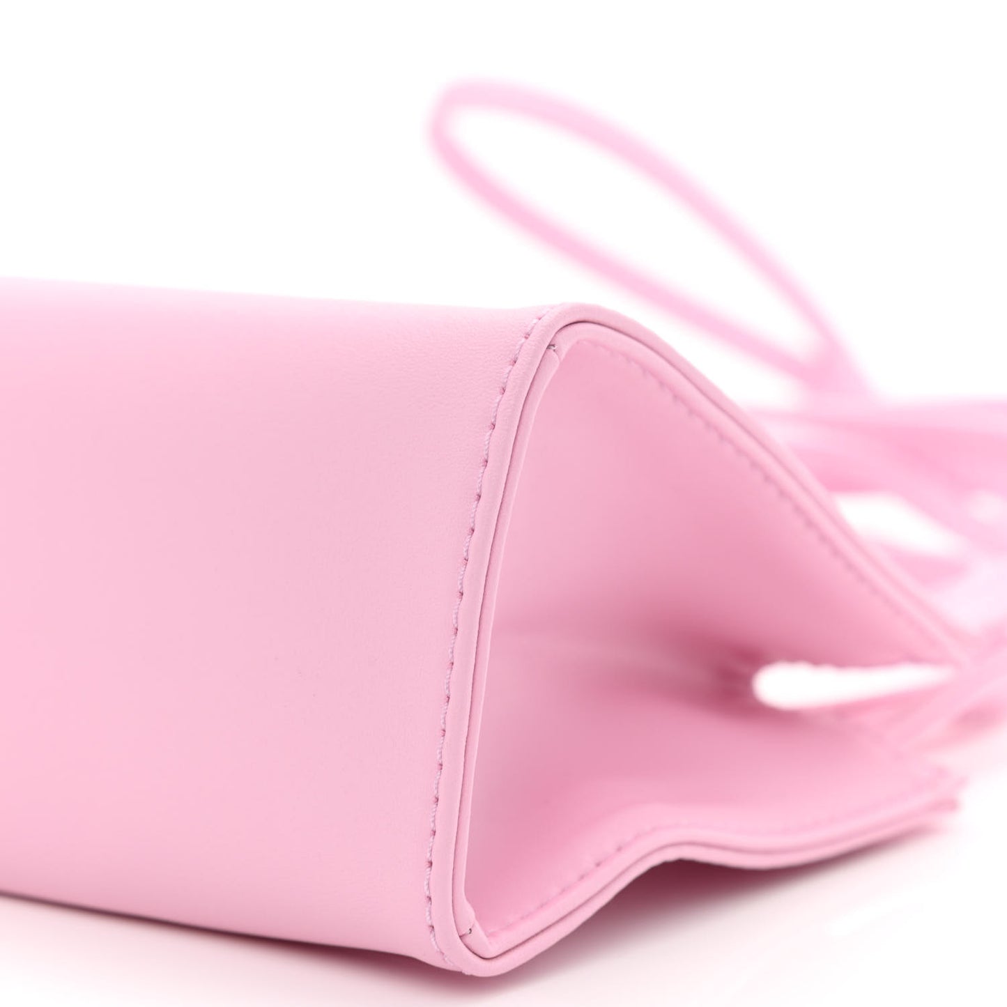 Vegan Leather Small Shopping Bag Bubblegum