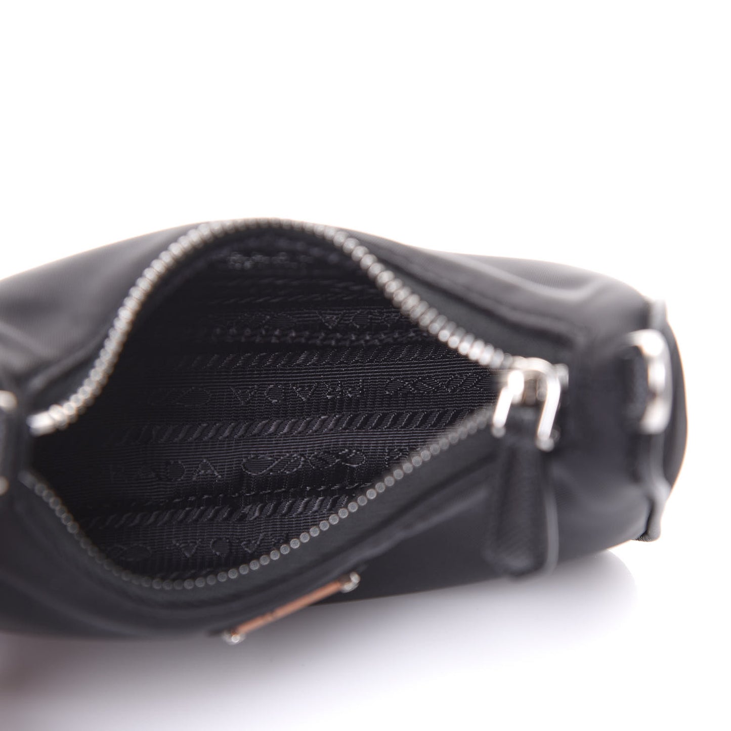 Tessuto Nylon Mini Re-Edition 2000 Shoulder Bag Black